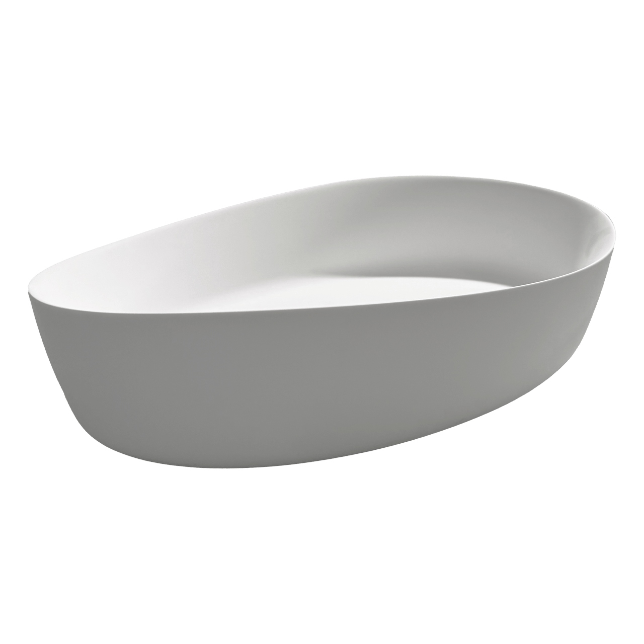 Balmani Jezi waskom mat witte solid surface ovaal 54 x 34 cm