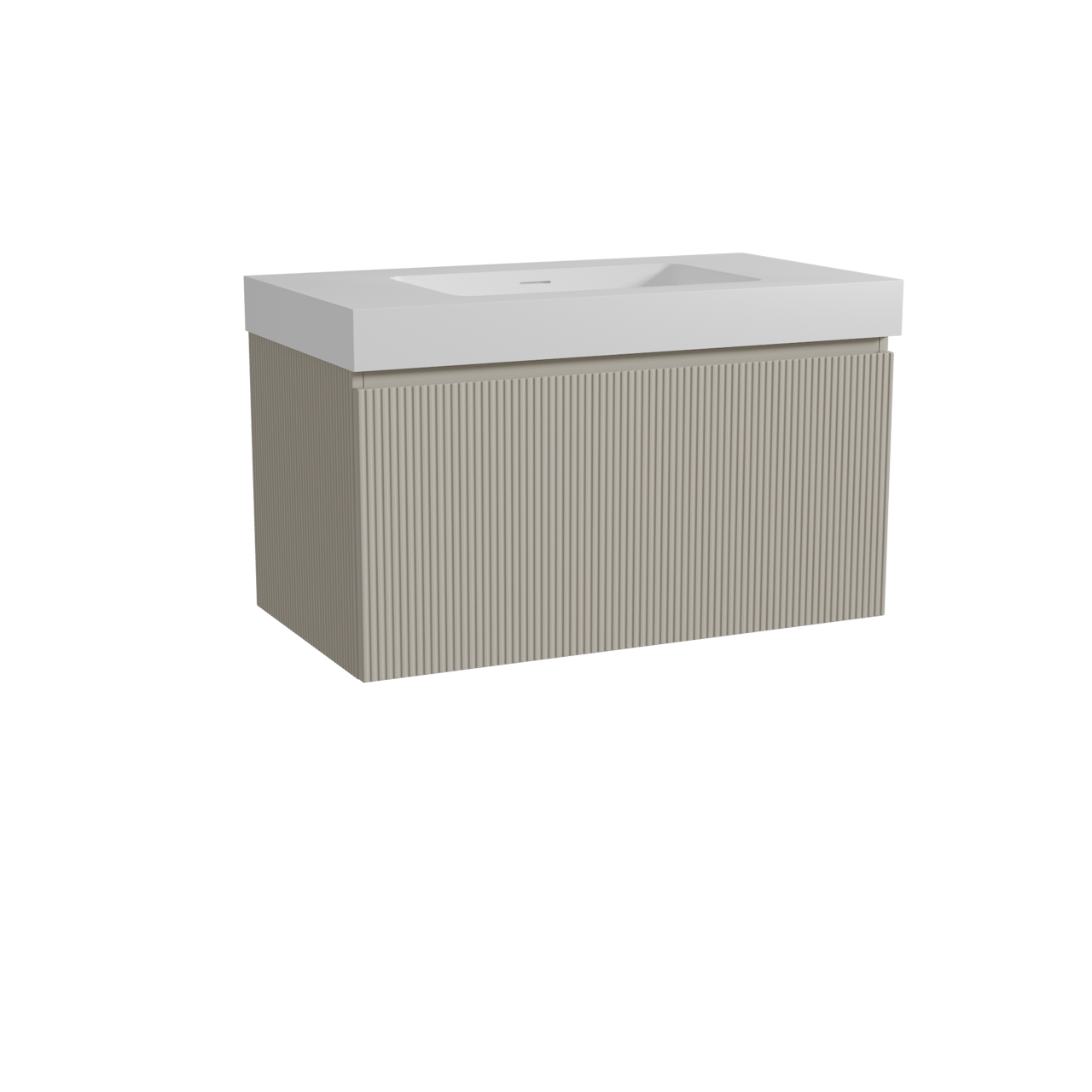 Storke Ribs meuble salle de bains avec lavabo Mata High