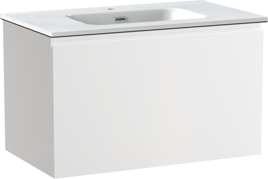 Linie Lado meuble salle de bains avec lavabo Baro