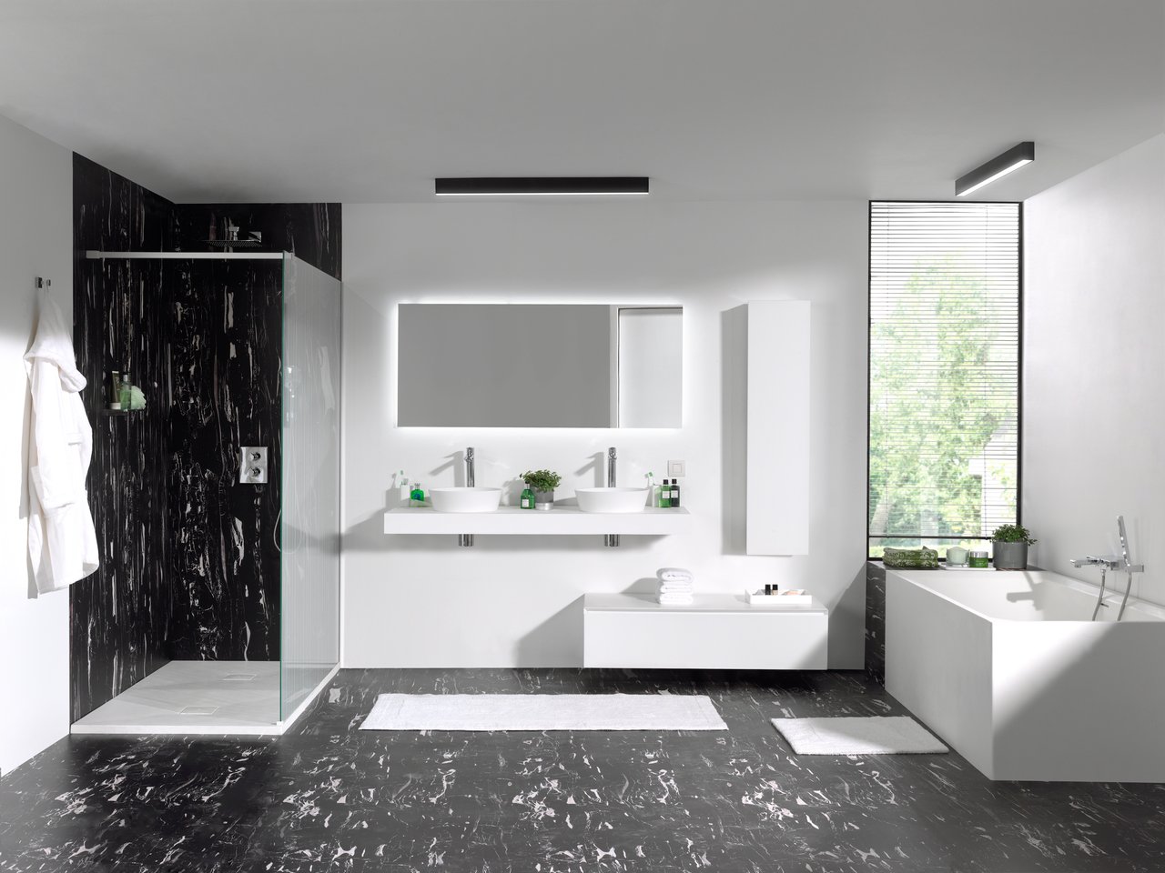 Balmani Mitra Elements/Idra colonne salle de bains suspendue blanc mat 42 x 20 x 150 cm