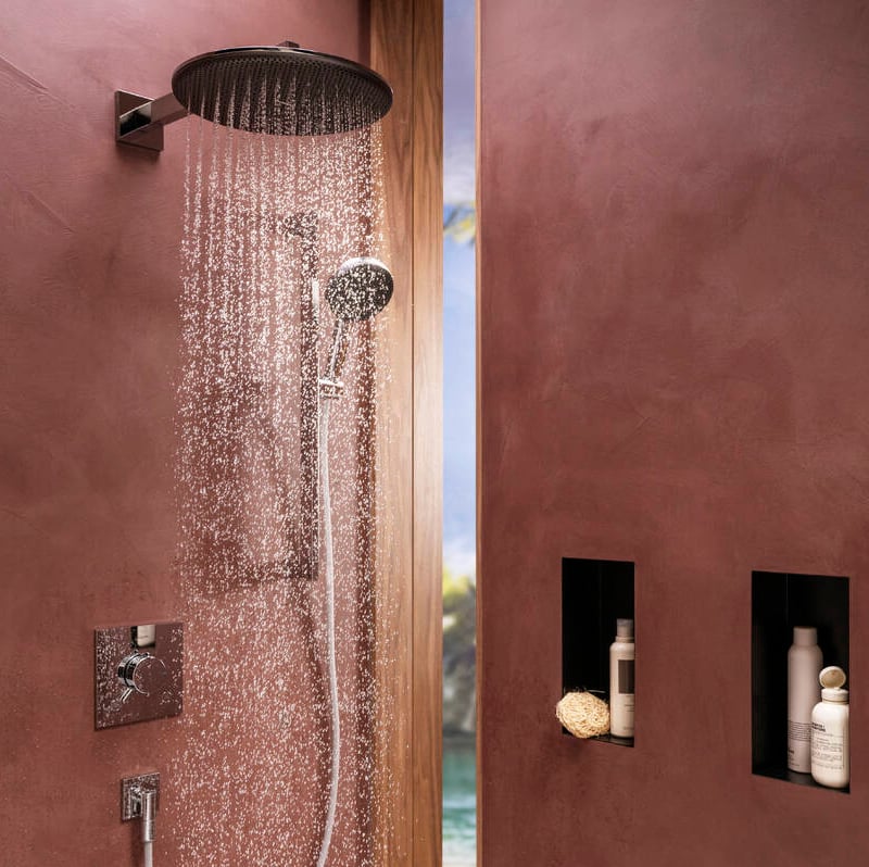 Hansgrohe Ecostat Comfort E thermostat de douche encastré 2 fonctions chrome brillant