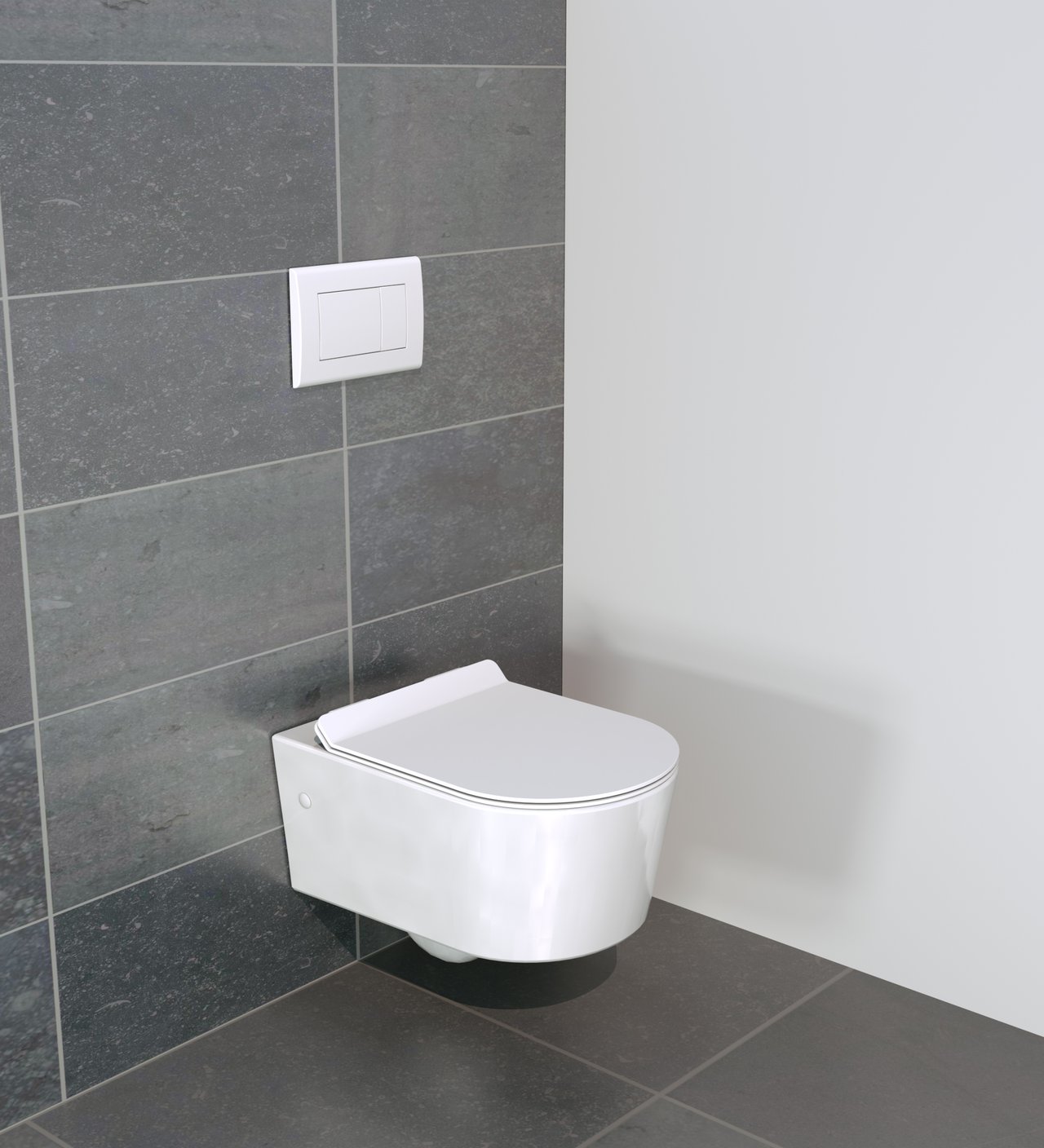 Luca Varess Arcado hangend toilet hoogglans wit randloos