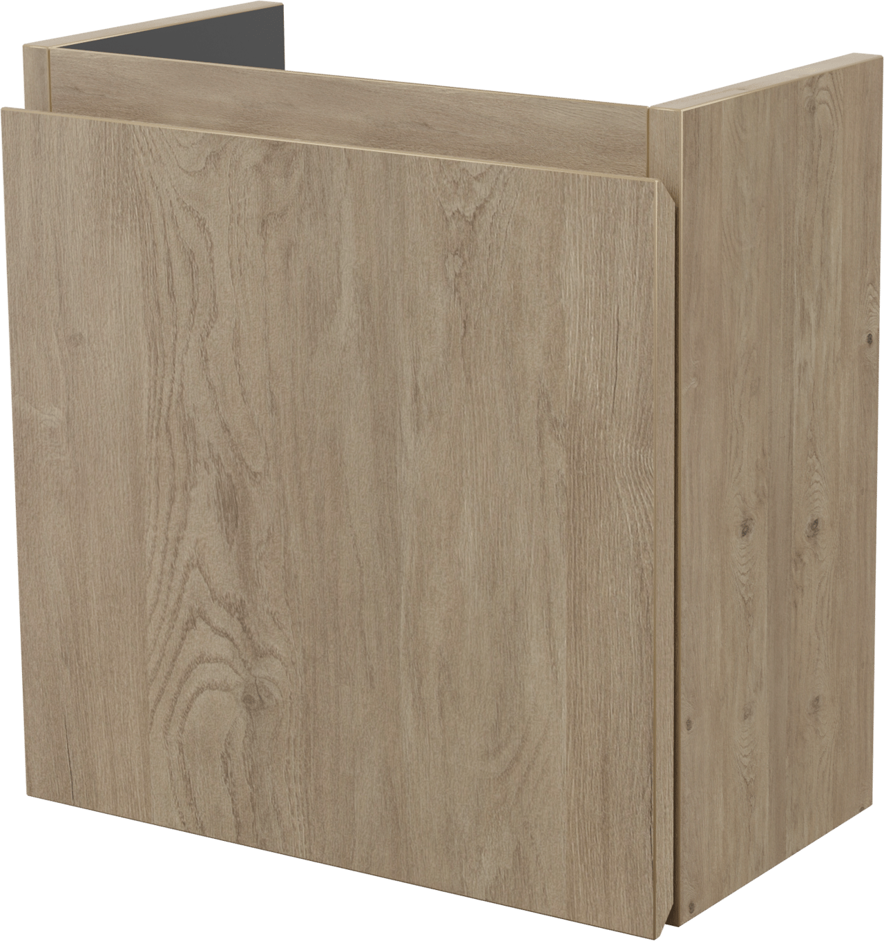 Storke Square zwevend fonteinkast 40 x 22 cm ruw eiken