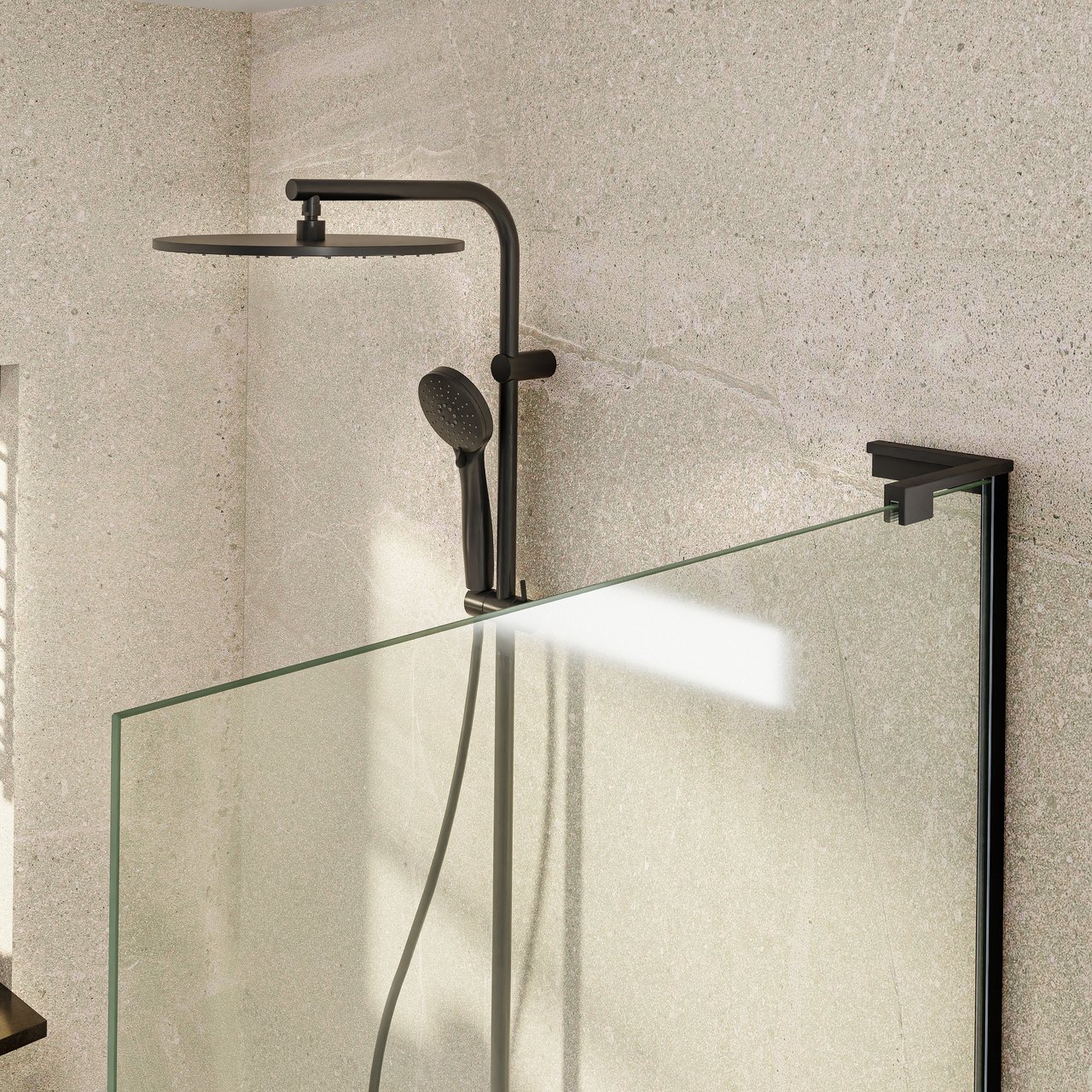 Balmani Modular korte stabilisatiestang rechts 18x14cm mat zwart