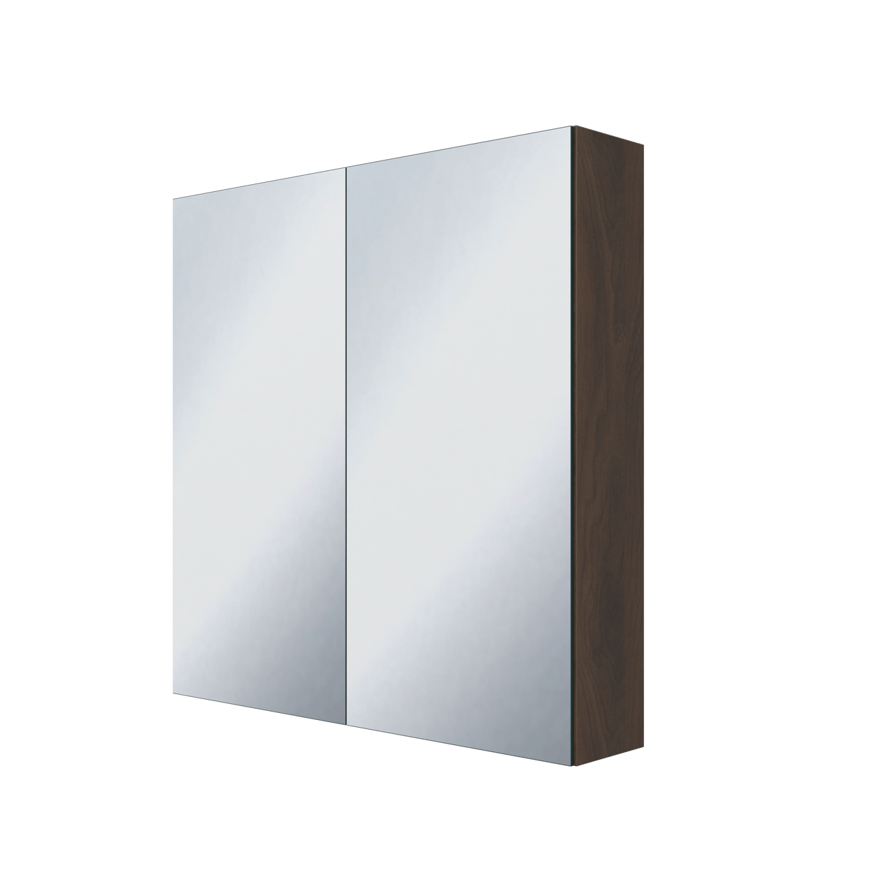 Storke Reflecta spiegelkast 75 x 75 cm notelaar