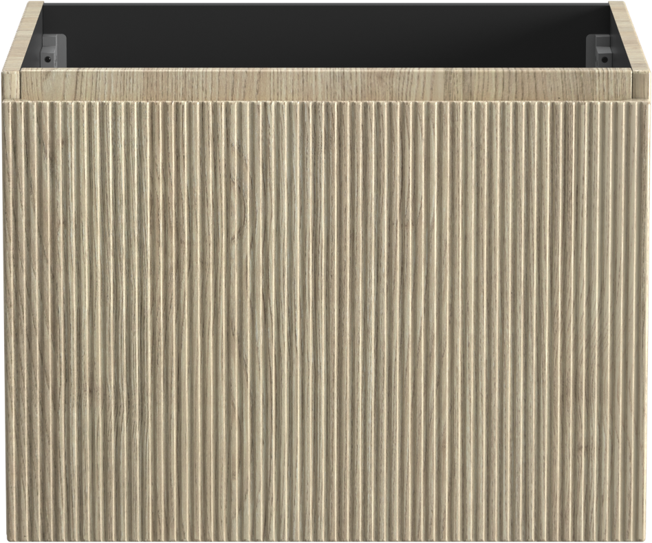 Storke Ribs hängend Bad-Unterschrank 65 x 52 cm eiche rauh 2 Schubladen