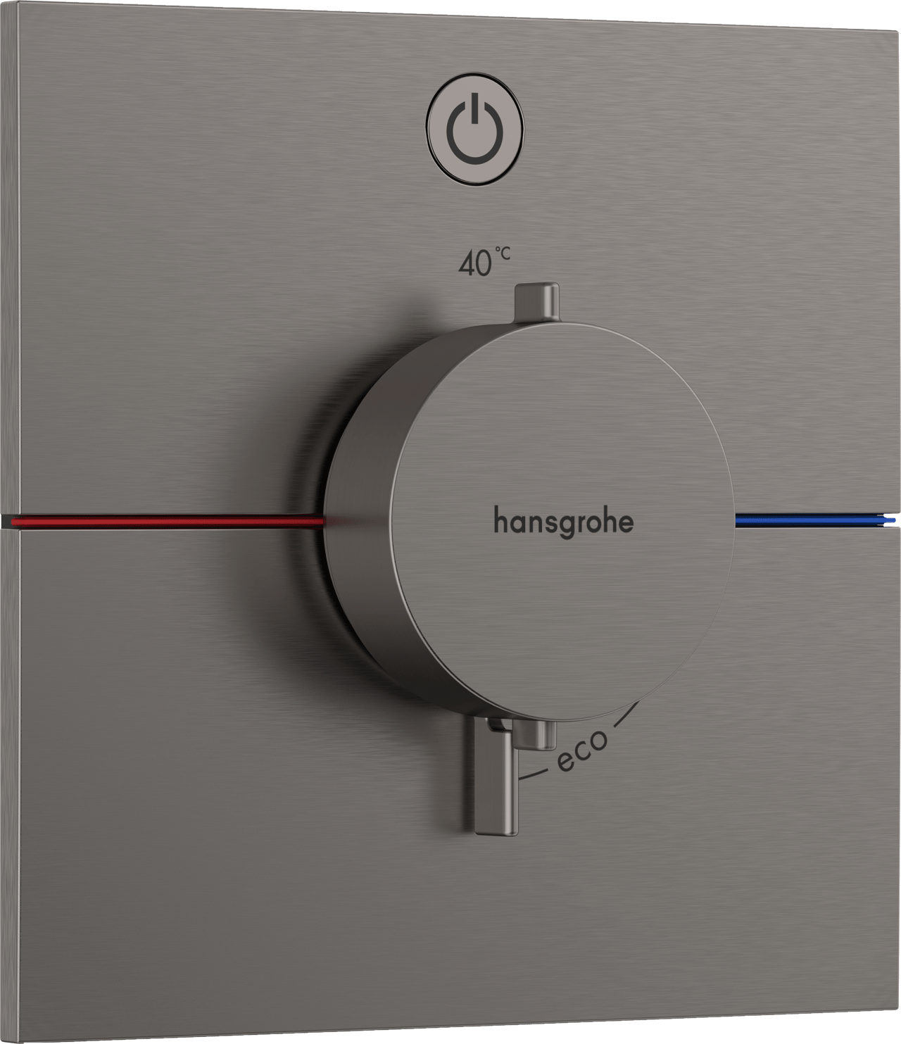 Hansgrohe Showerselect Comfort E thermostat de douche encastré Brushed Black Chrome