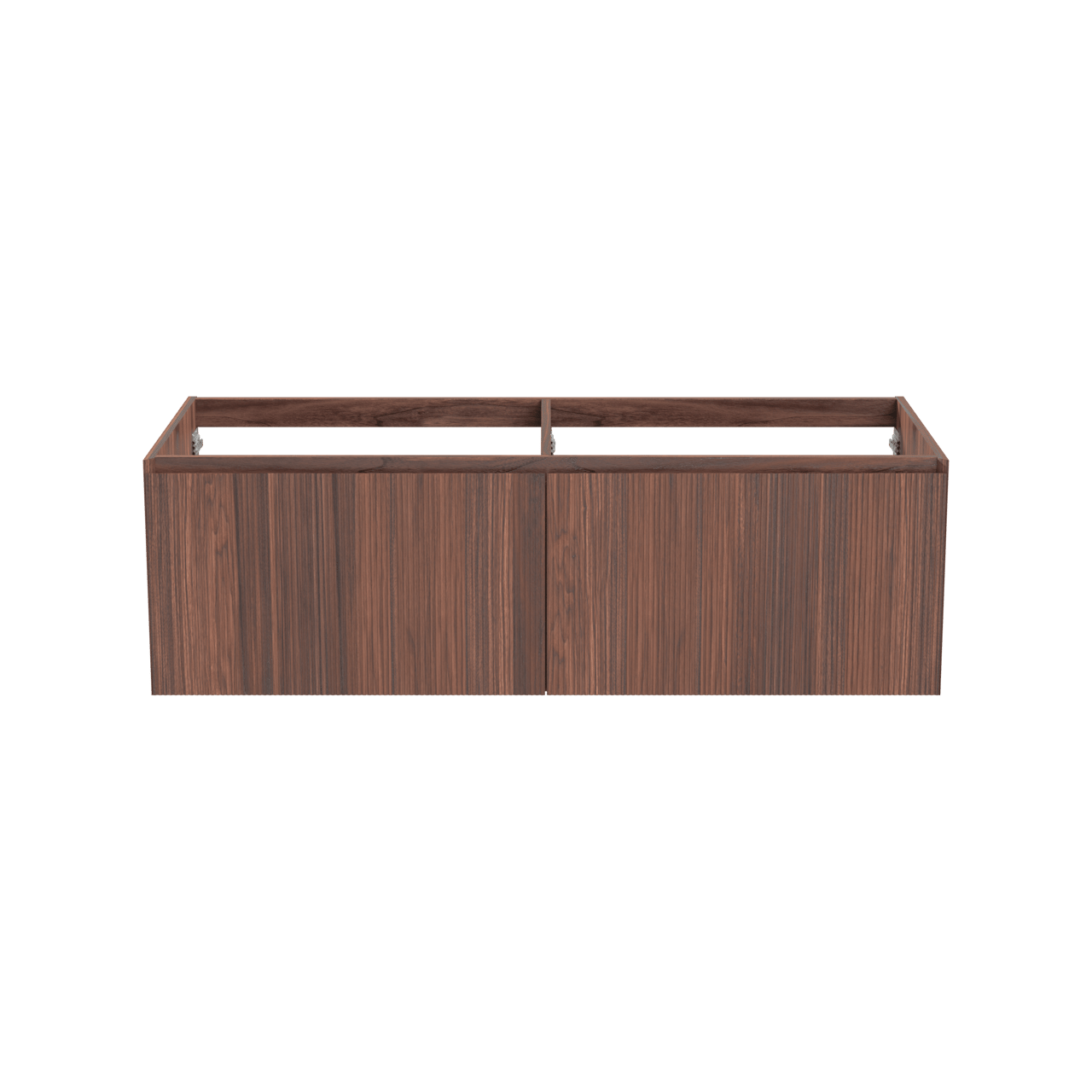 Balmani Fila zwevende wastafelonderkast 150 x 55 cm fineer notenhout 4 lades