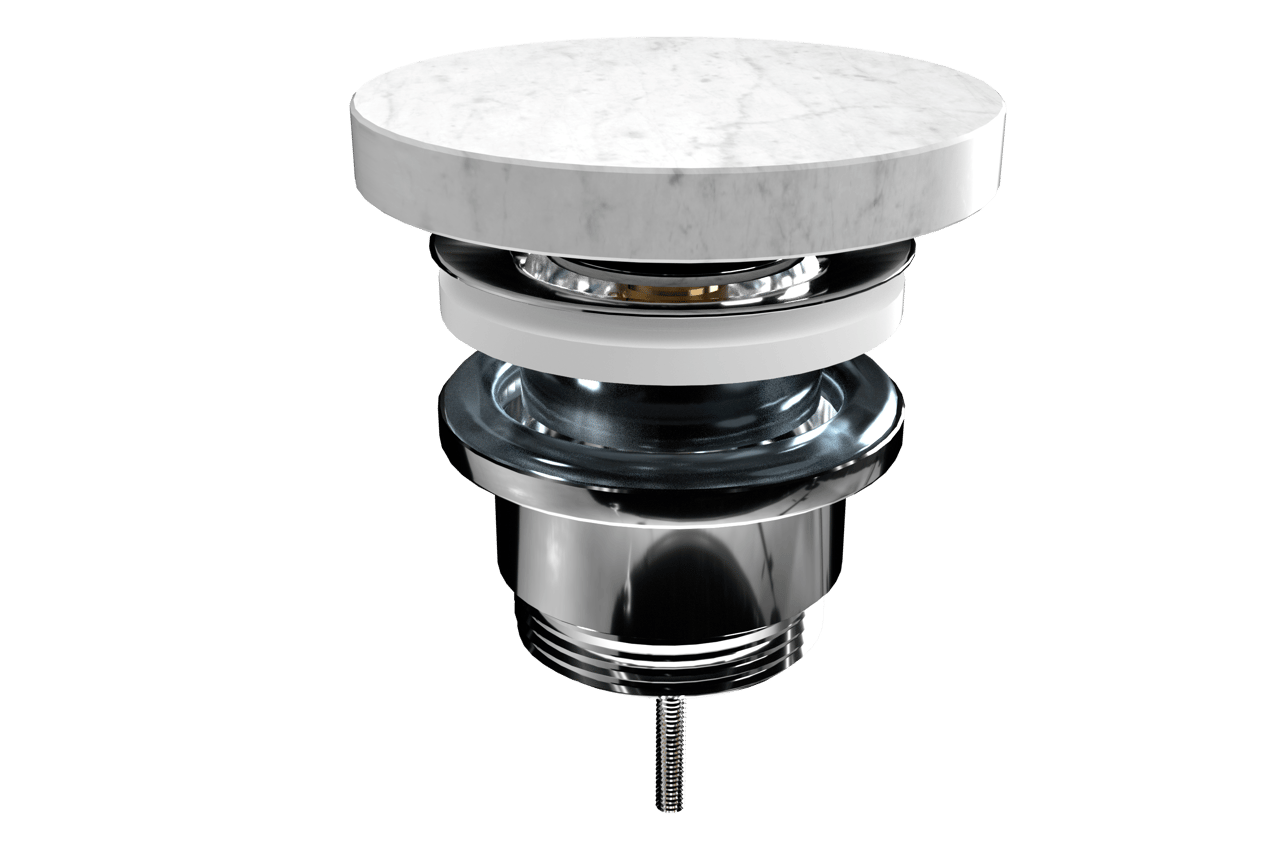 Balmani Click Flat Large crépine fermable Carrara