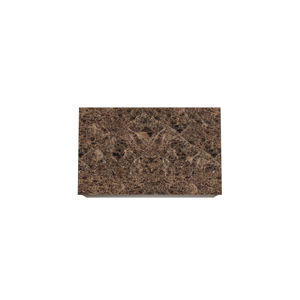 Balmani Mitra zwevend badkamermeubel 90 x 55 cm amerikaanse notelaar met Stretto enkel tablet in marmer dark emperador