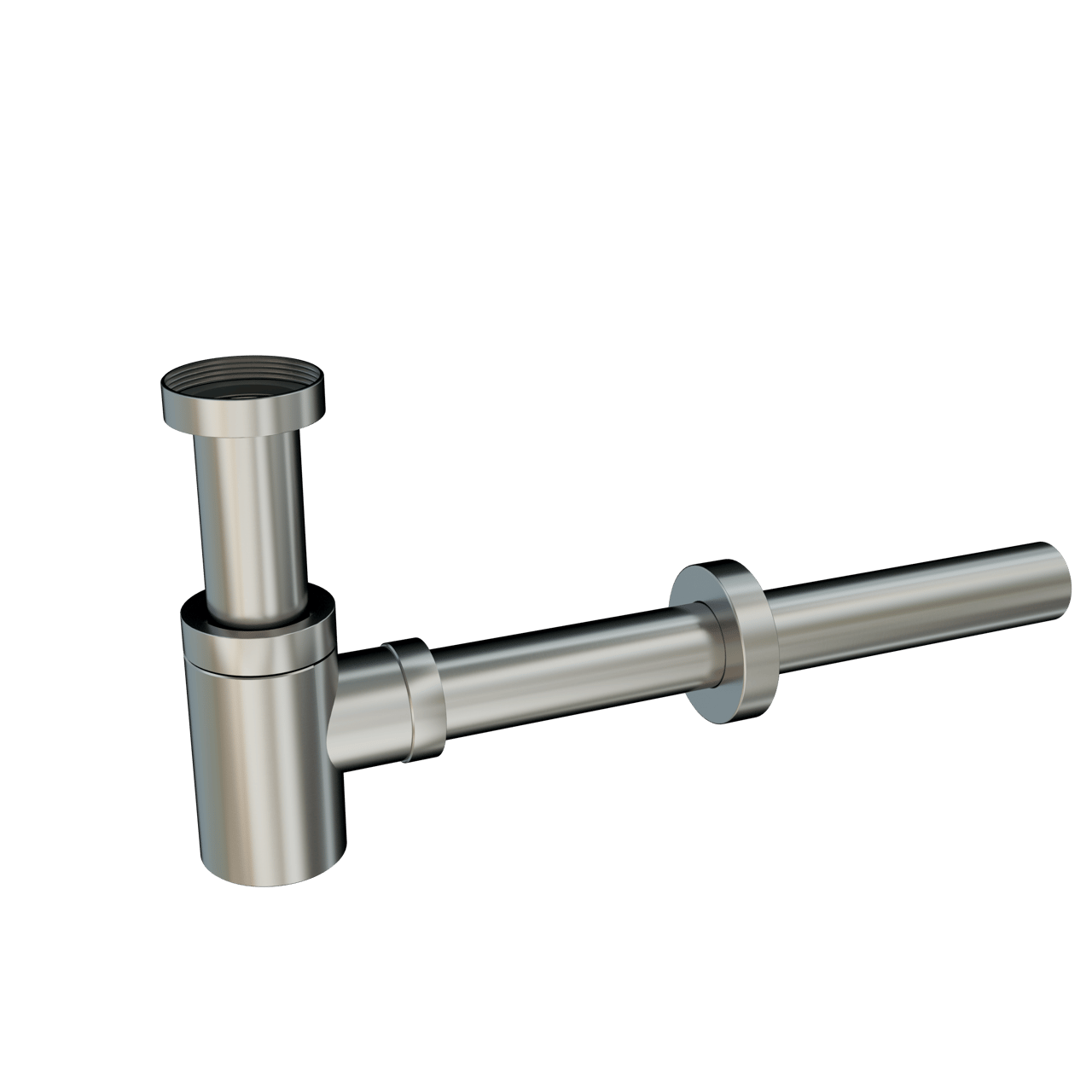 Santeg Styledrain MINI-X Ablauf für Handwaschbecken, CoolMetal gebürstet, 32 mm