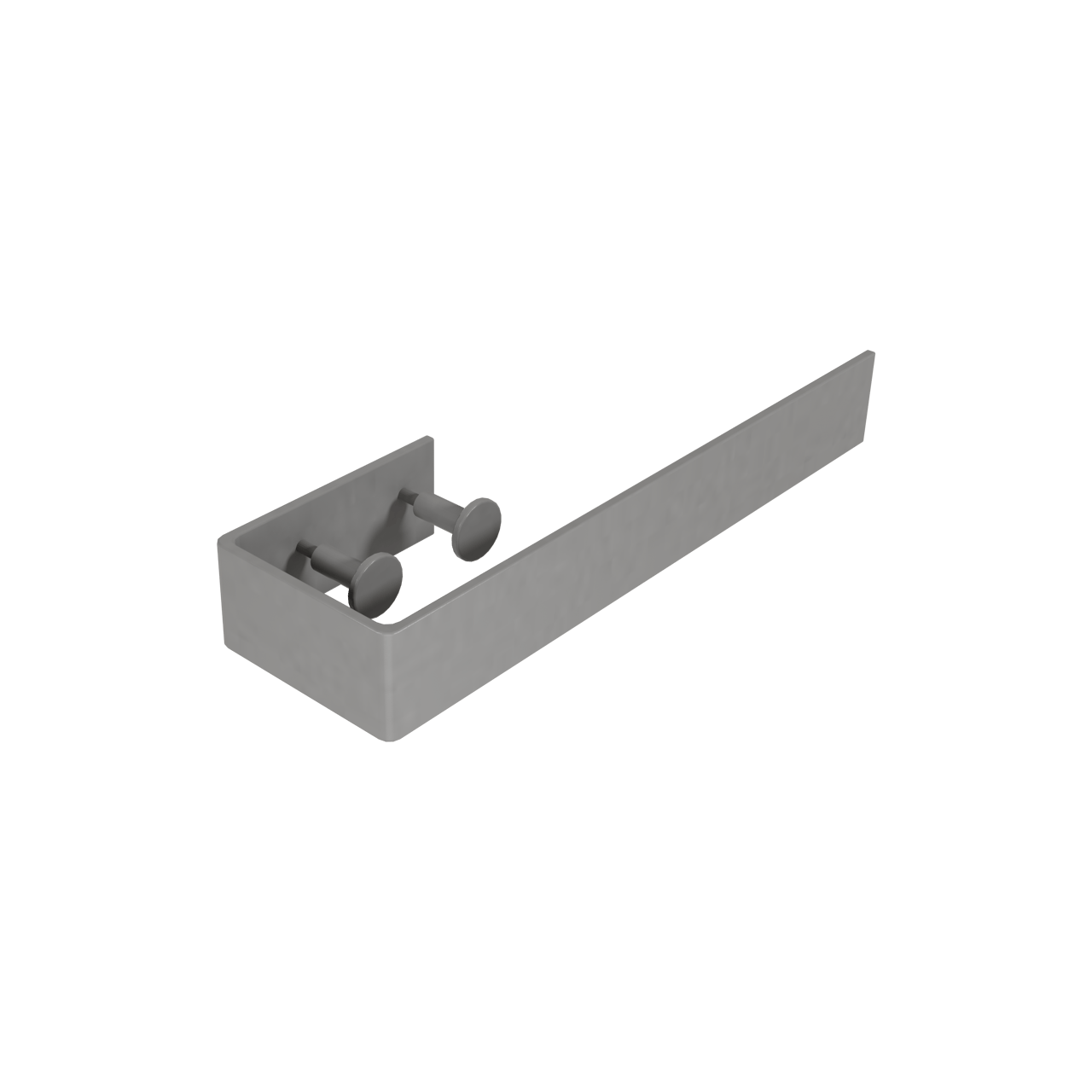 Vipera handdoekhouder voor Corrason enkel 40cm antraciet mat