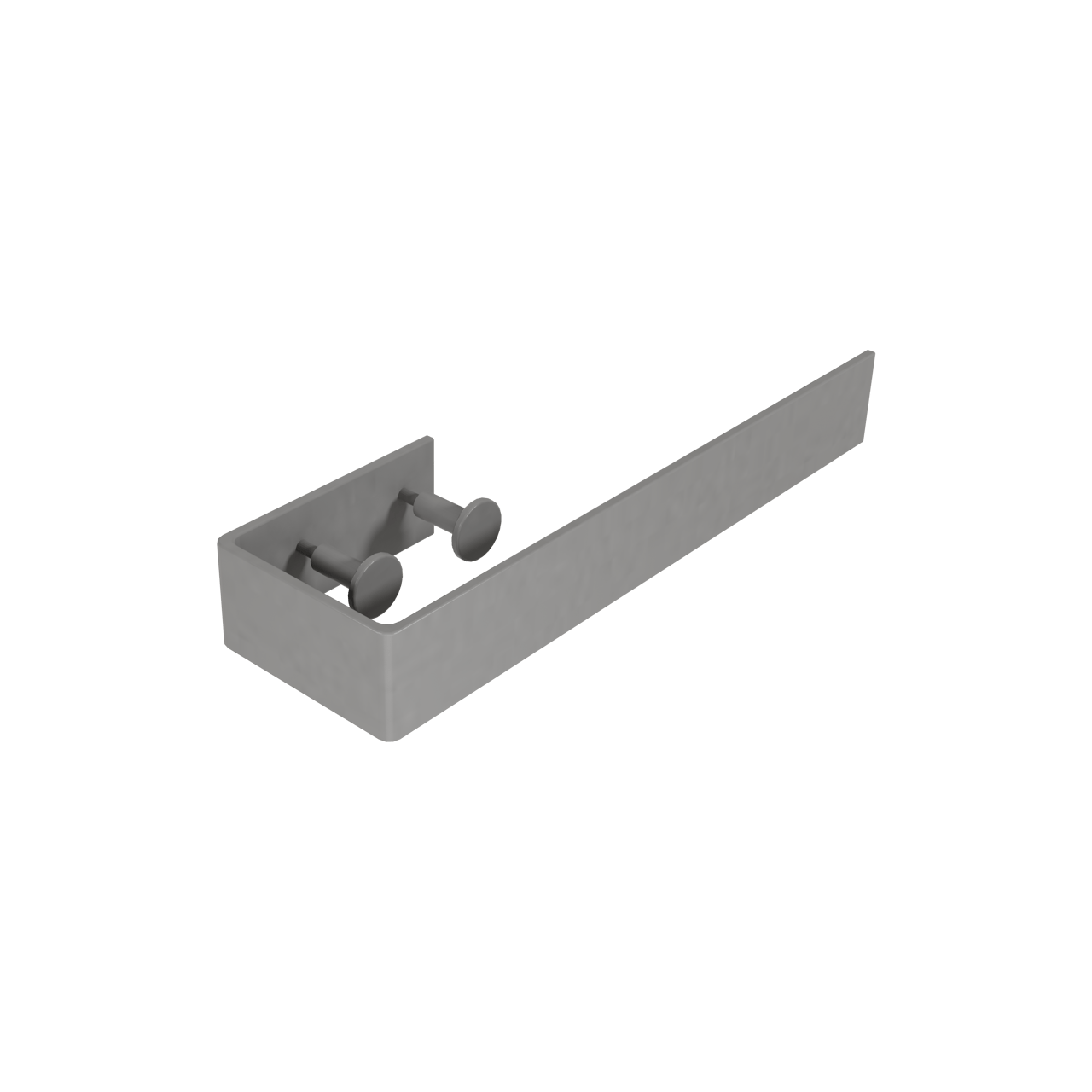 Vipera handdoekhouder voor Corrason enkel 40cm antraciet mat