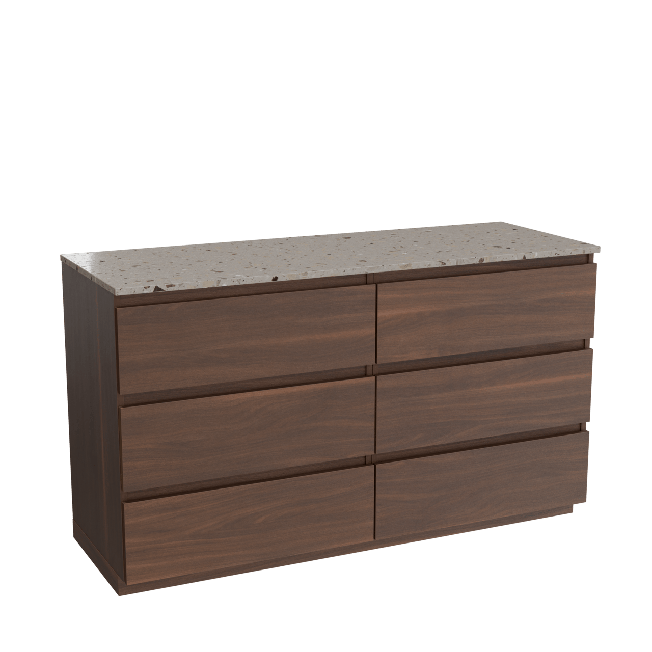 Balmani Lucida badkamermeubel met Stretto wastafelblad voor waskom(men)