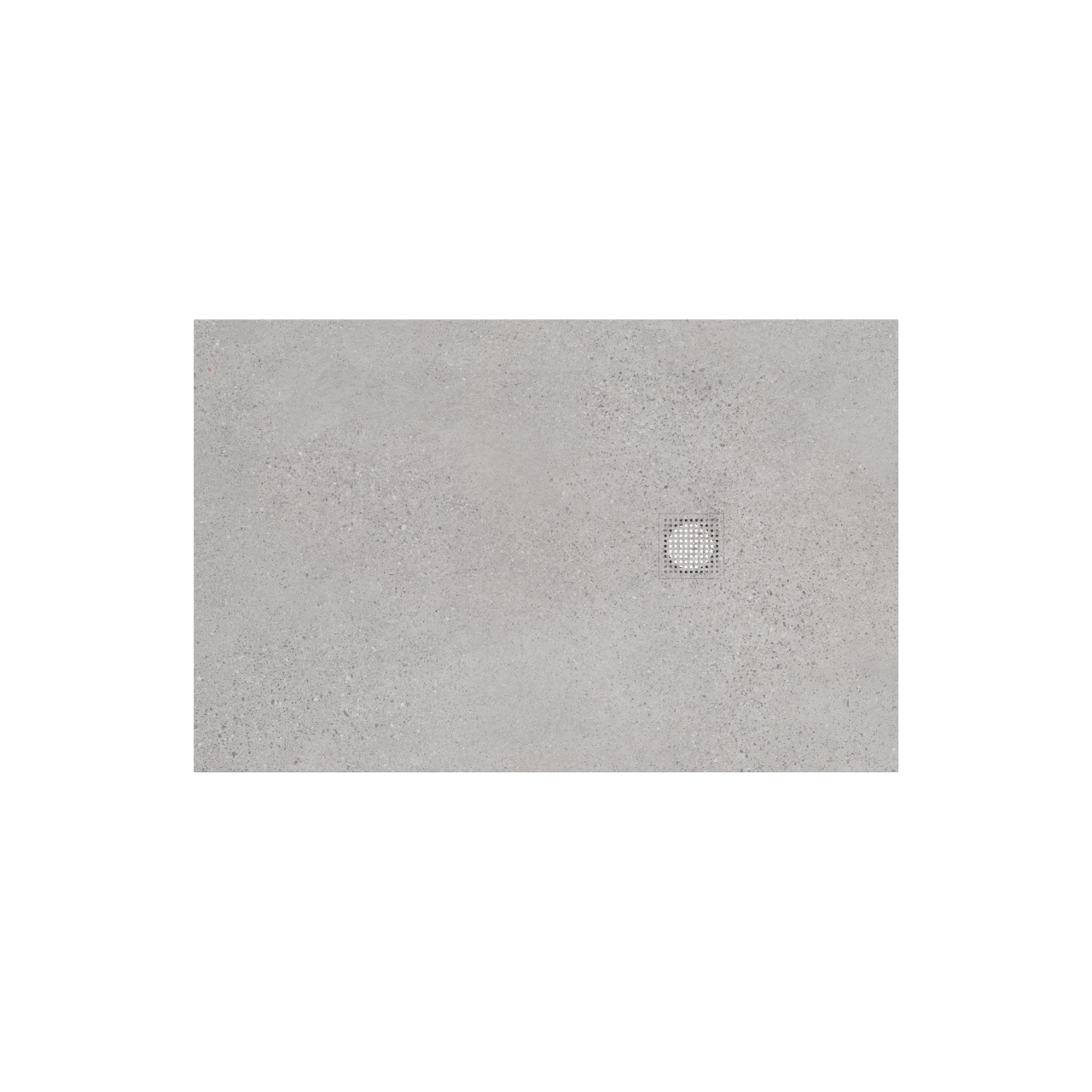 Balmani Impress receveur de douche 140 x 90 cm composite gris mat structure rock