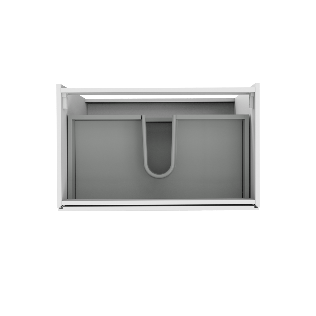 Storke Edge staande wastafelonderkast 85 x 52 cm Glanzend Wit 3 lades