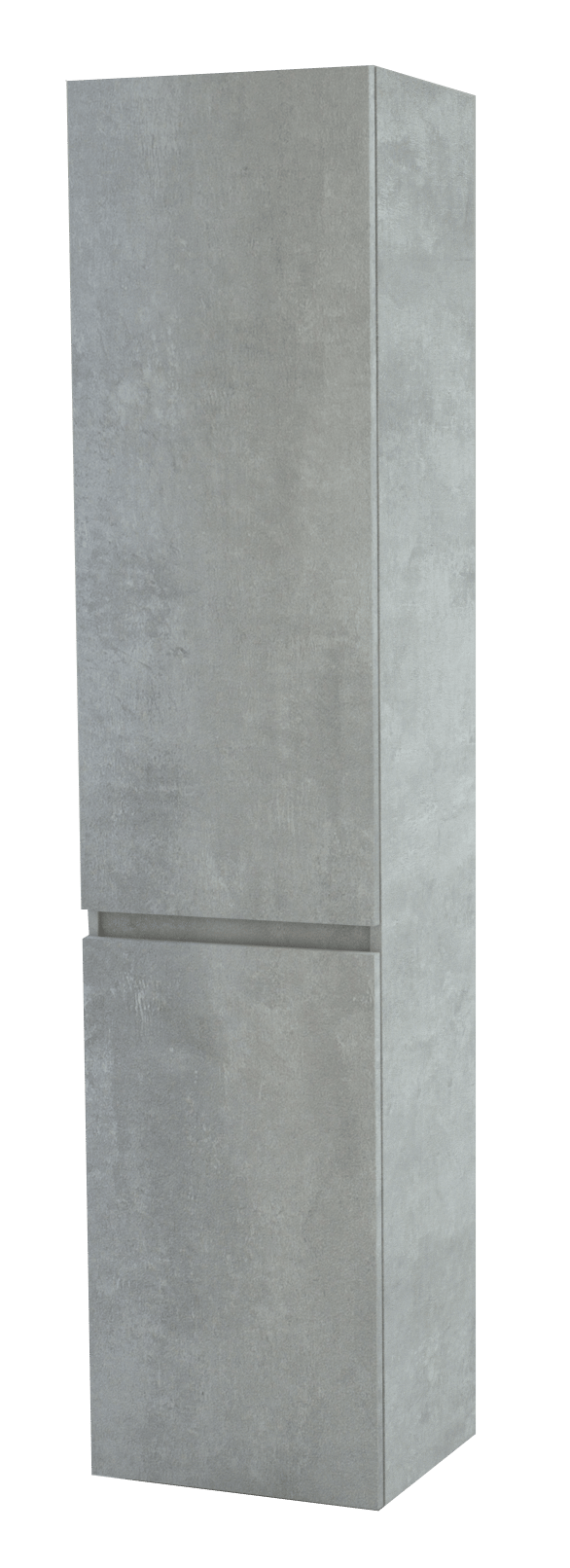 Balmani Lucida staande badkamerkast links beton zilvergrijs 45 x 35 x 195 cm