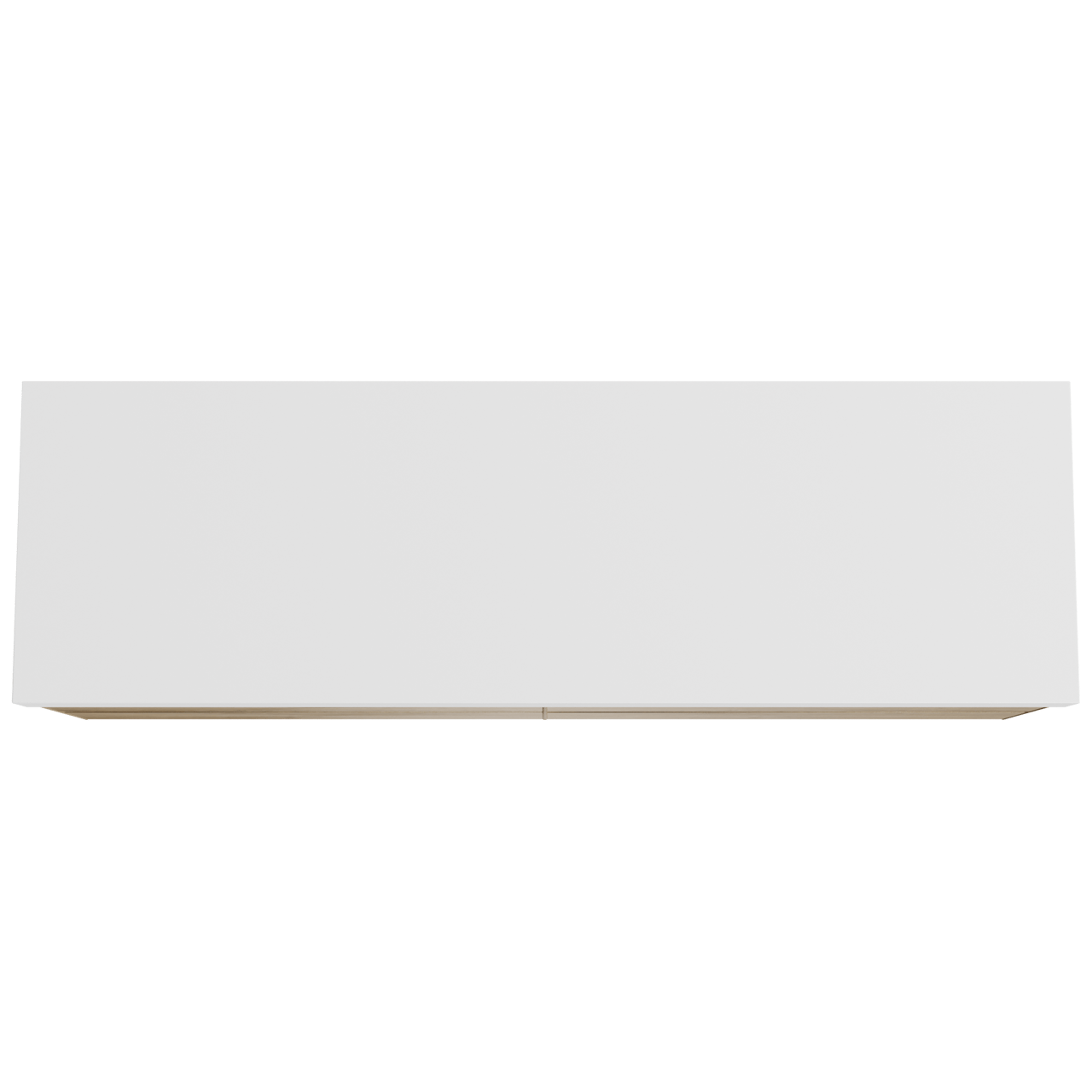 Balmani Mitra hängendes Möbelstück Set: 180 x 55 cm, Rohe Eiche, mit Dominus Einzel- oder Doppel Waschtischplatte, Solid Surface Weiß matt