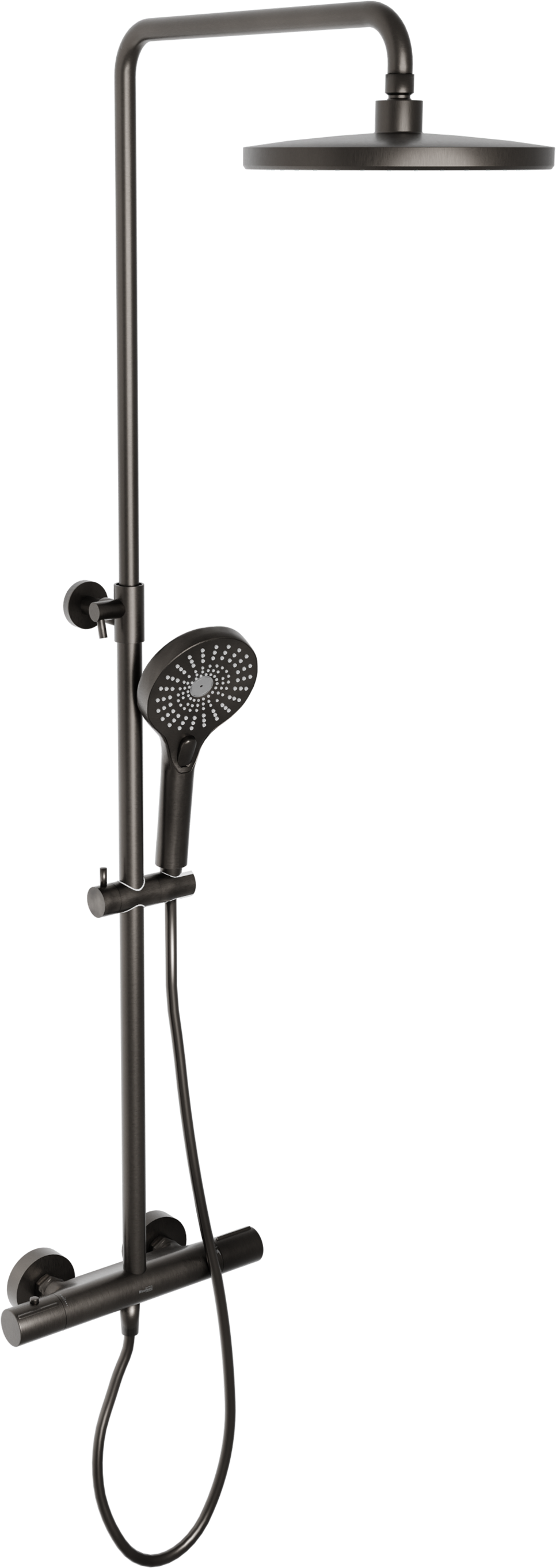 Blaufoss Onos 250 Duschsystem: Brushed GunMetal