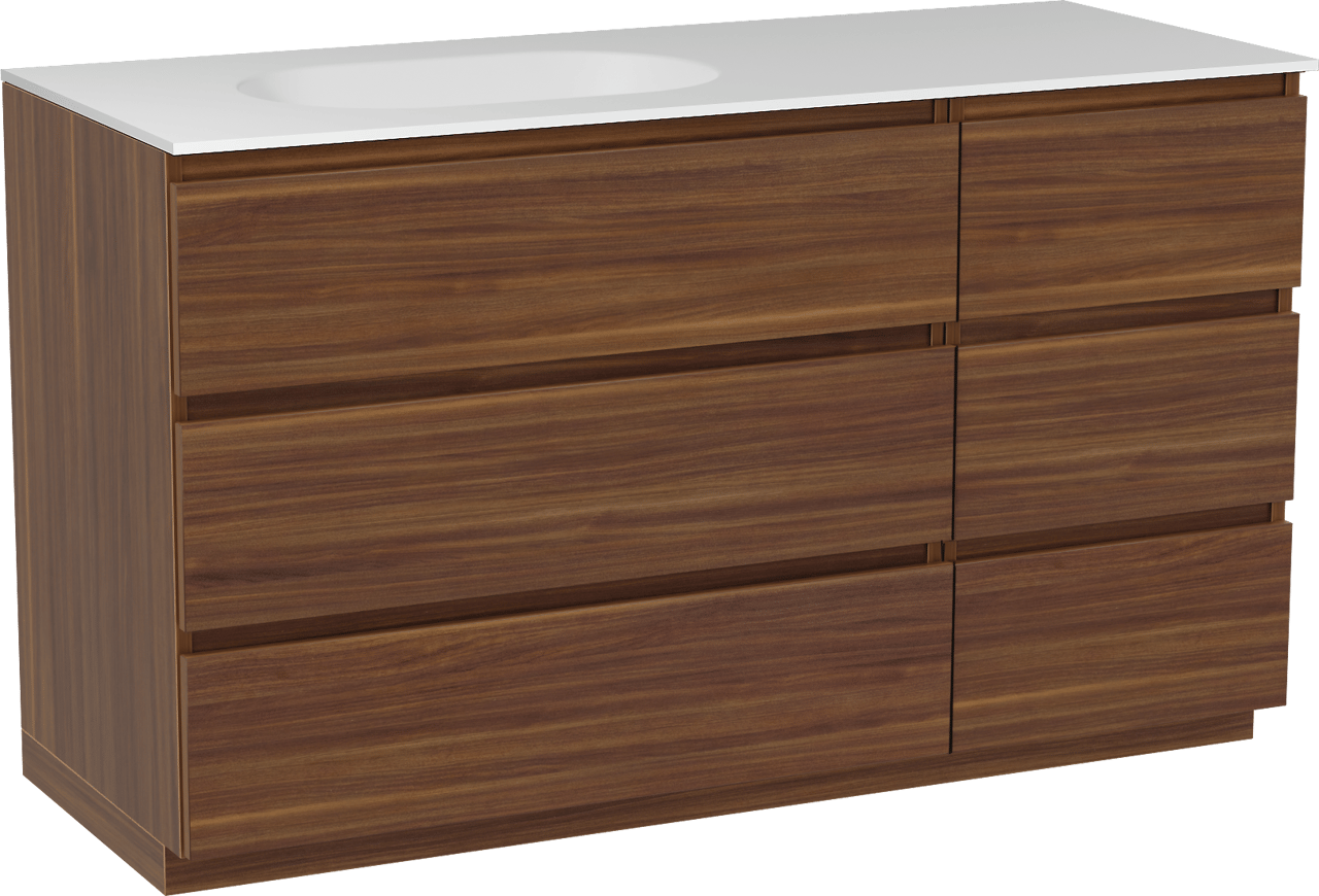 Balmani Lucida Badmöbel Set mit Tablo Oval Waschtisch