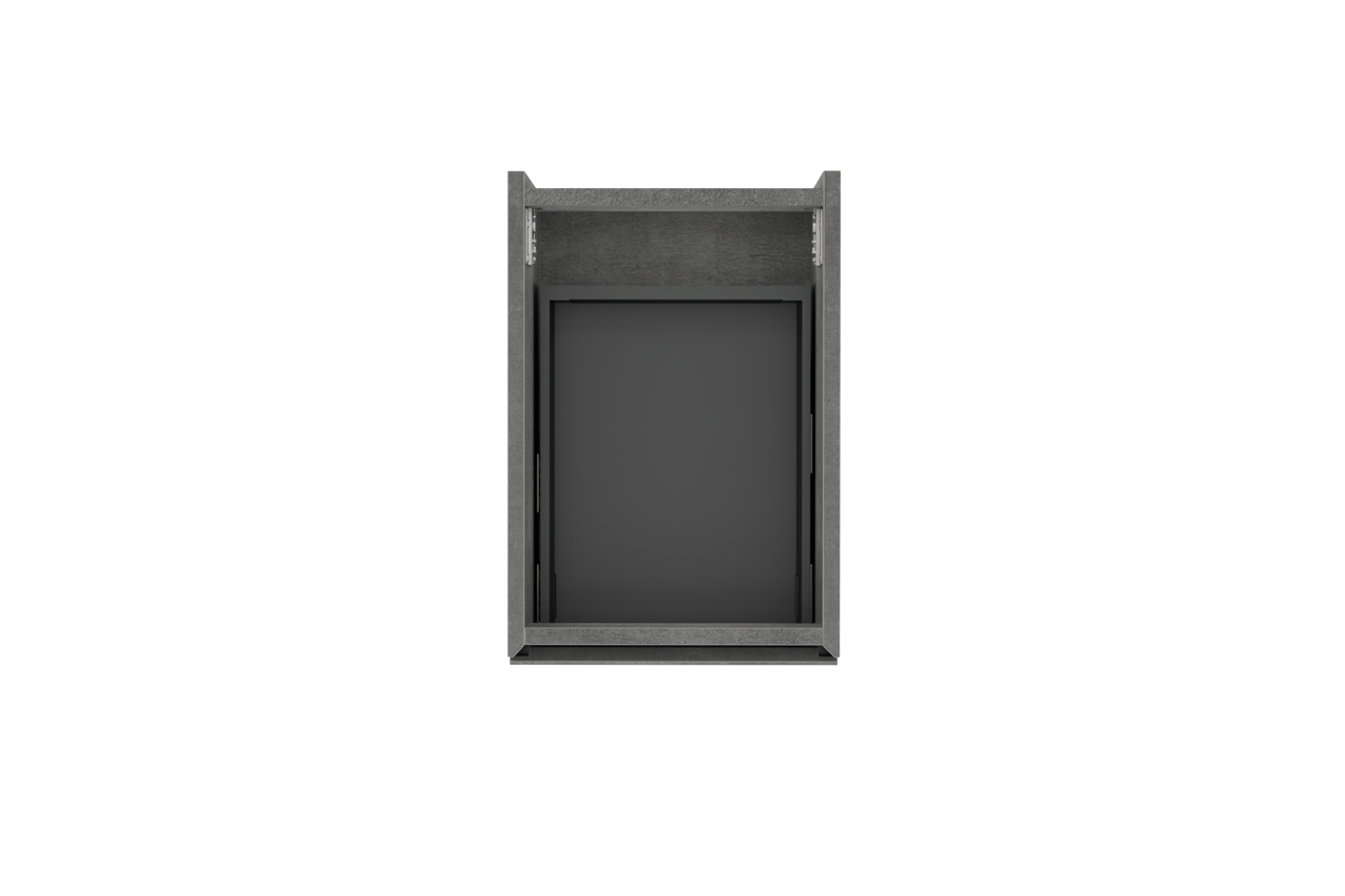 Storke Edge meuble sous-vasque suspendu 35 x 52 cm béton gris foncé 1 tiroir