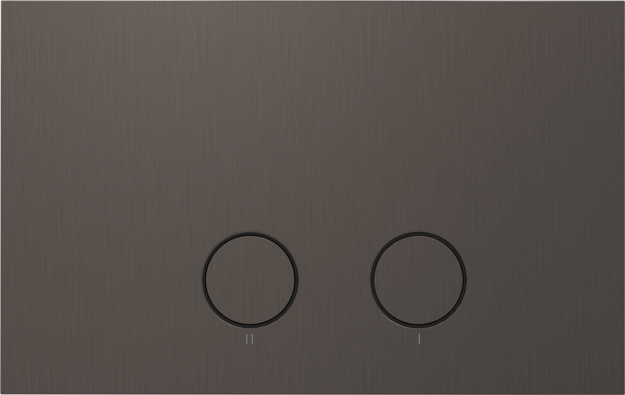 Perola Betätigungsplatte: Brushed GunMetal, für UP320 oder UP720 Spülkasten