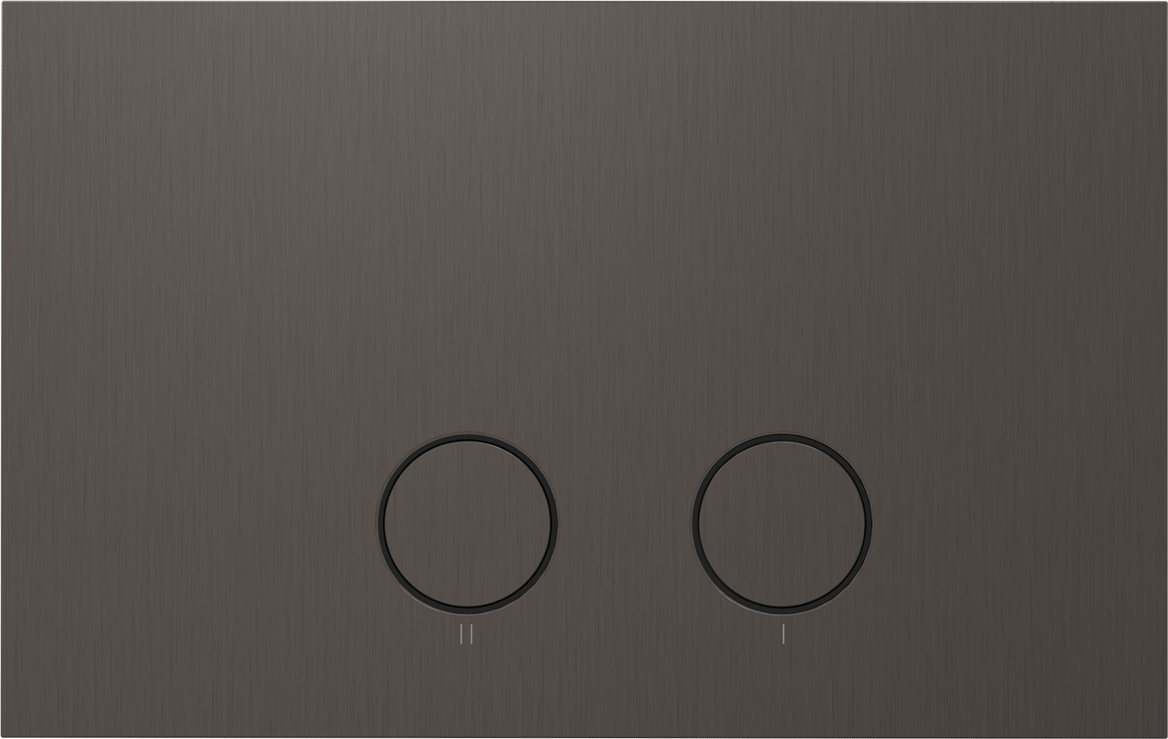 Perola Betätigungsplatte: Brushed GunMetal, für UP320 oder UP720 Spülkasten