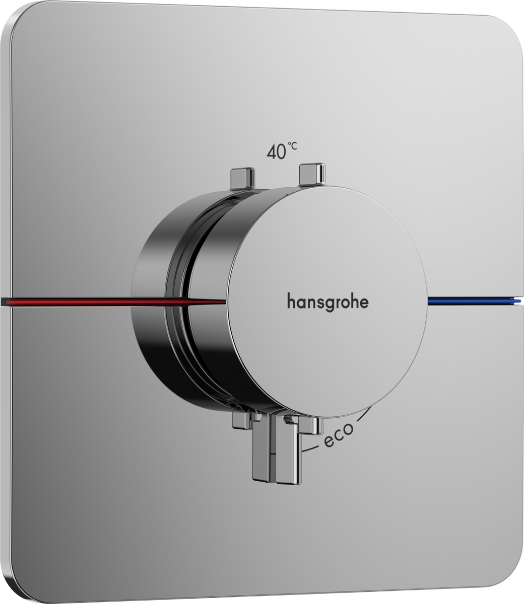 Hansgrohe Showerselect Comfort Q thermostat de douche encastré chrome brillant