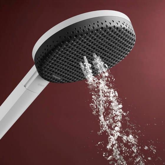 Hansgrohe Raindance Alive Select S 125 douchette 3 fonctions de jet Blanc mat