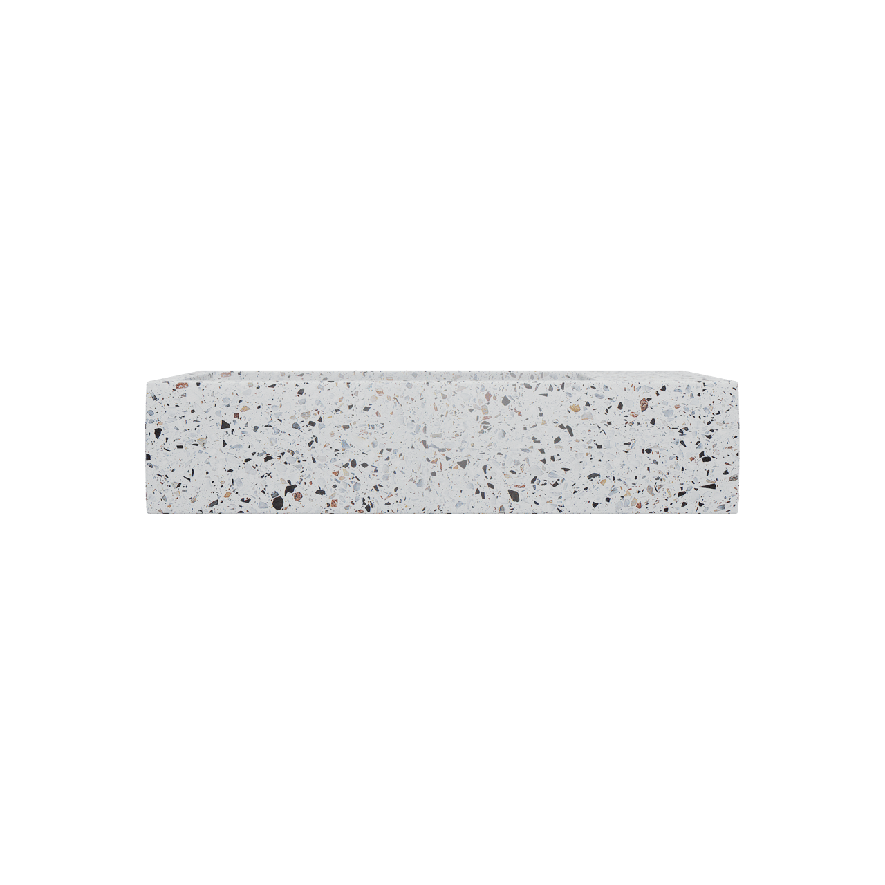 Balmani Mood fonteintje 45 x 20 cm Bianco Nero Terrazzo