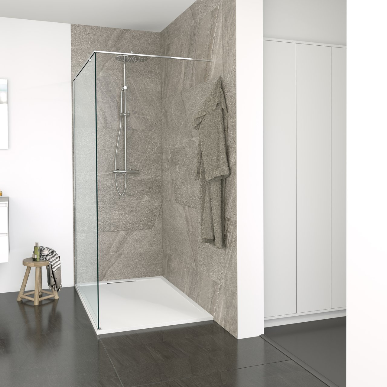 Balmani BMSS Crest stabilisatiestang links 132x102cm chroom