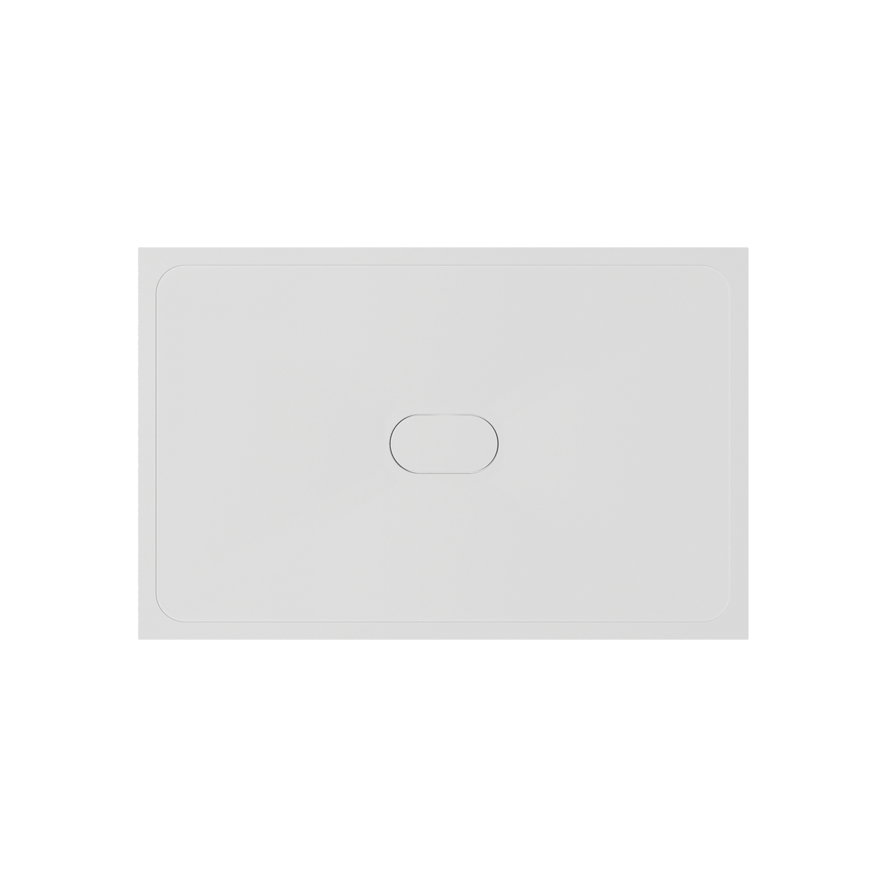 Balmani Artic douchebak 140 x 90 cm top solid mat wit