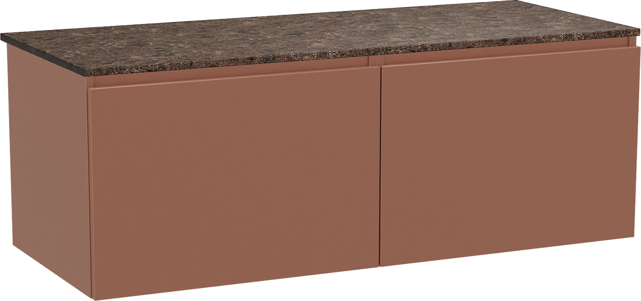 Balmani Sfera badkamermeubel met Stretto wastafelblad voor waskom(men)