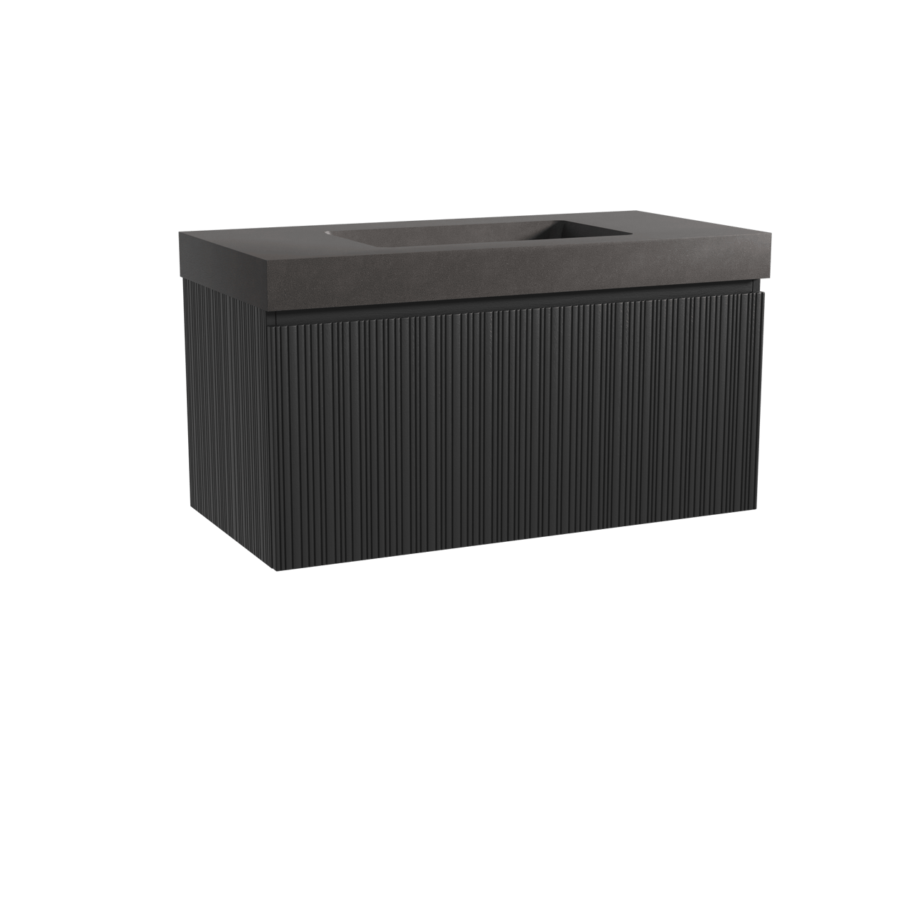 Storke Ribs badkamermeubel met Scuro High Wastafel