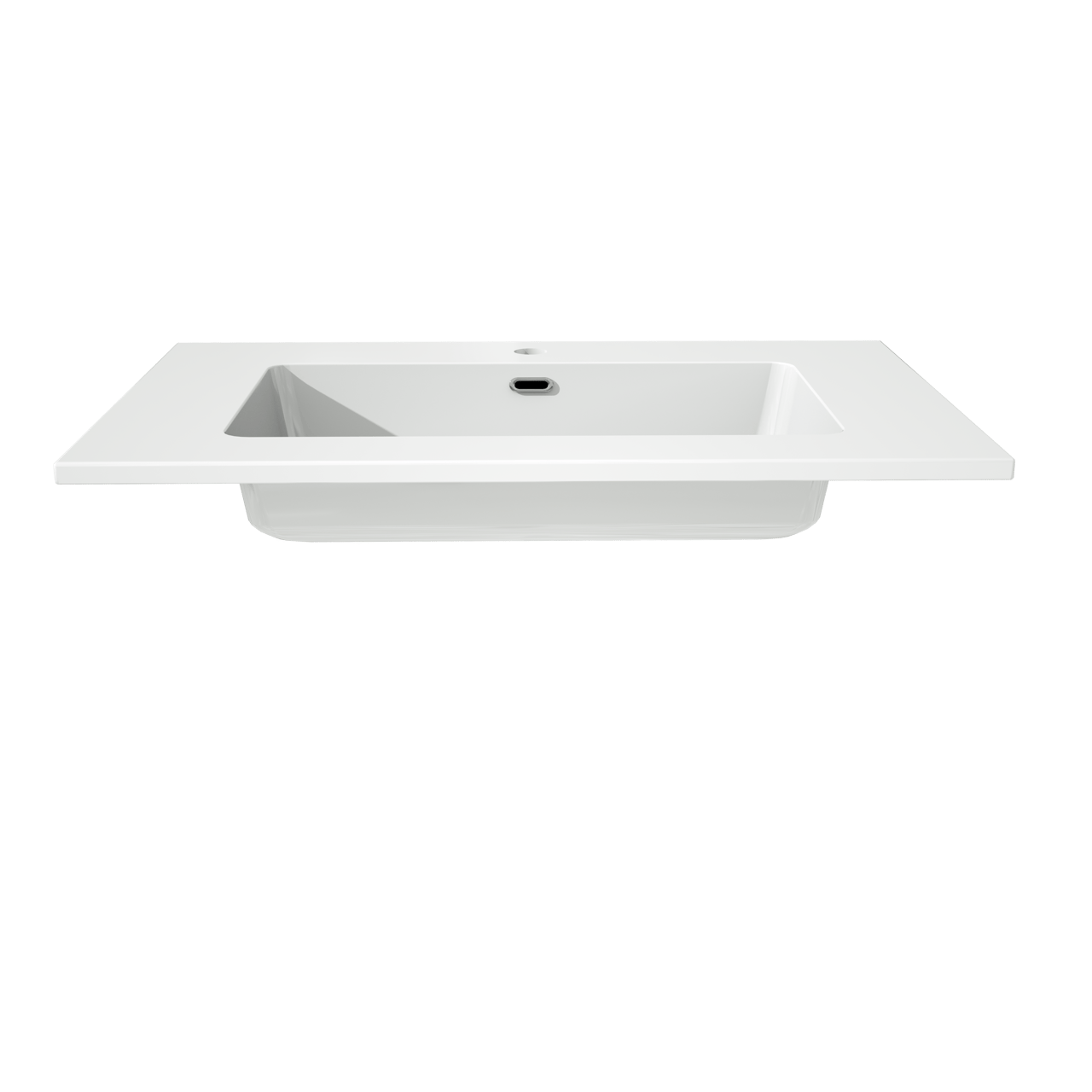 Storke Diva vasque simple marbre composite brillant 75 x 52 cm