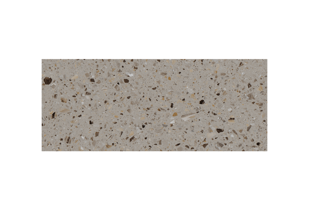 Balmani Stretto tablette simple ou double terrazzo greige 135 x 55  cm