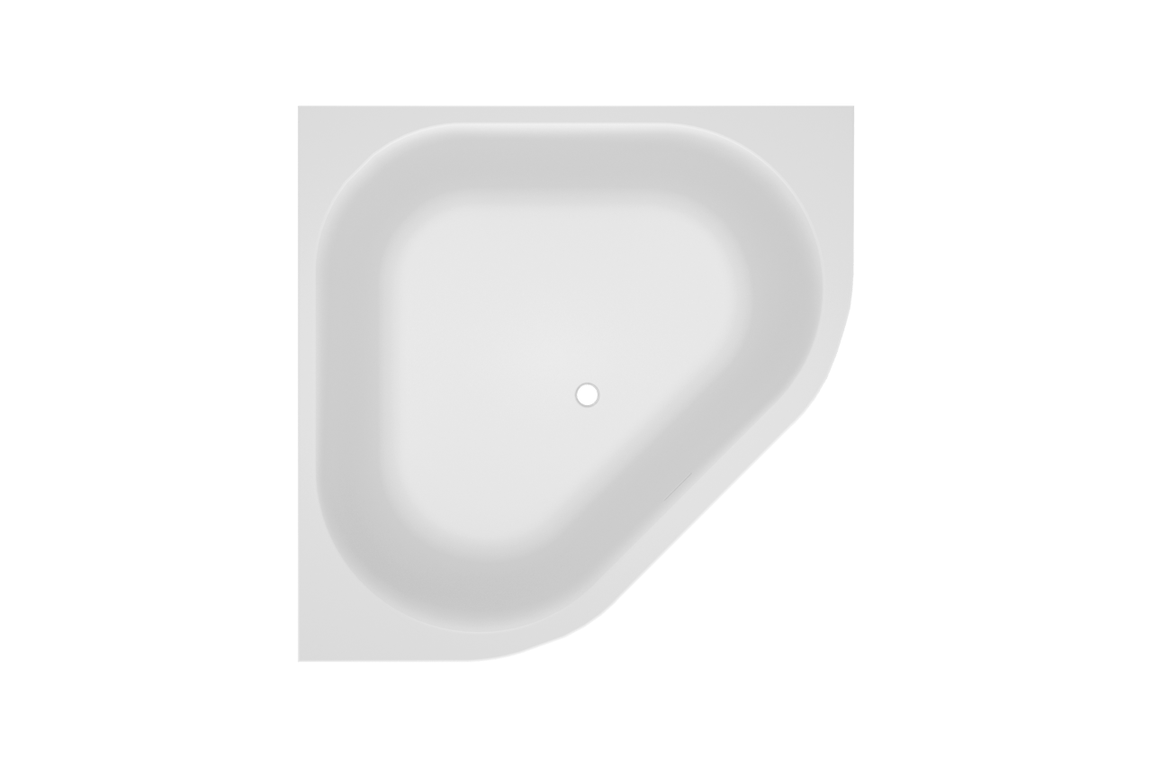 Luca Varess Idol 2-Personen-Eckbadewanne: links oder rechts, 150 x 150 cm, Acryl, Weiß matt