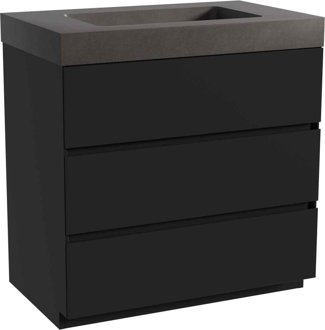 Storke Edge badkamermeubel met Scuro High Wastafel