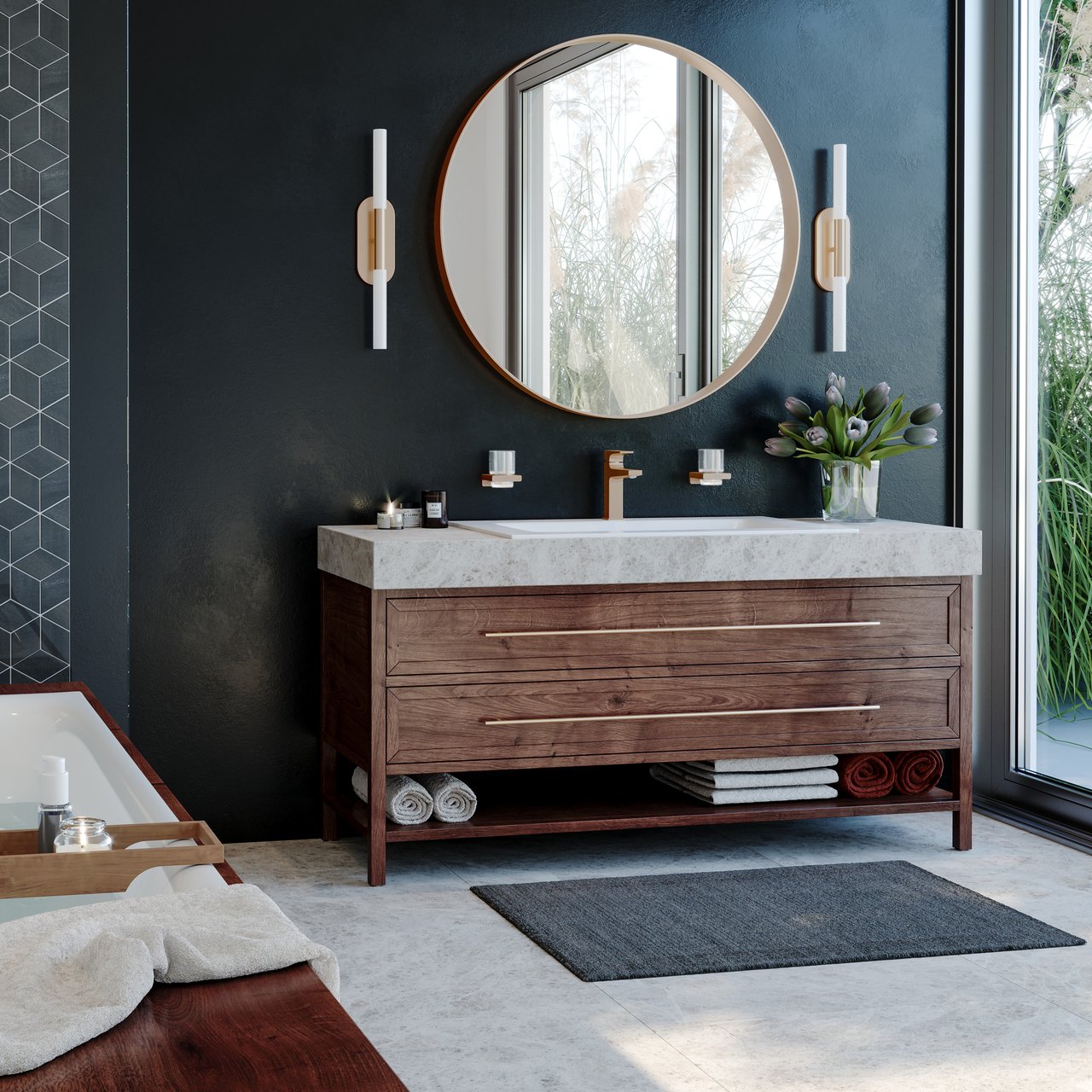 Hansgrohe AddStoris Porte-brosse à dents Brushed Bronze