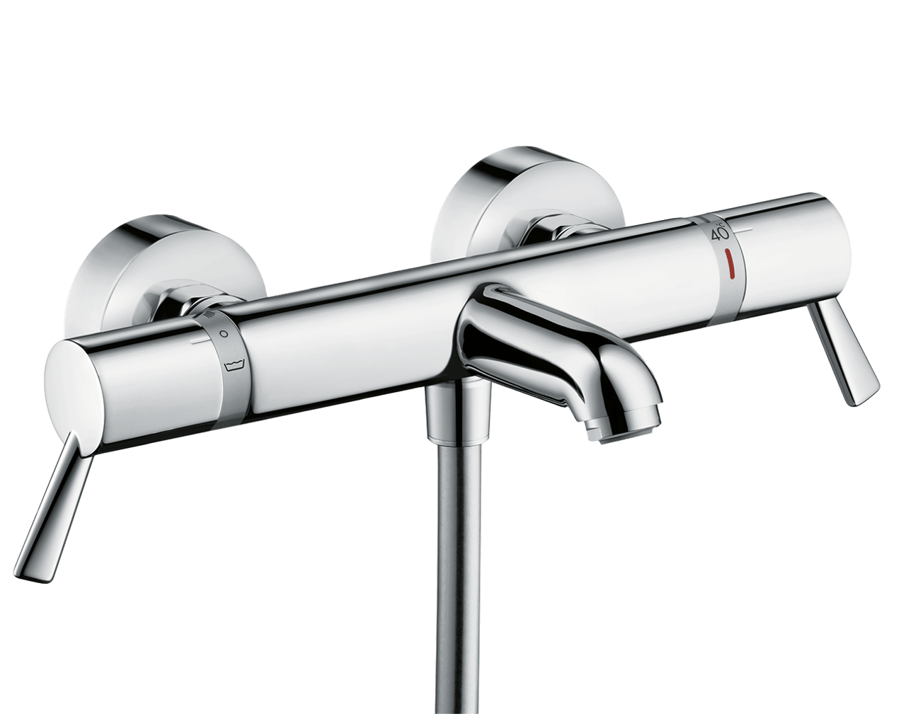 Hansgrohe Ecostat Comfort thermostatische kraan badkraan Glanzend Chroom