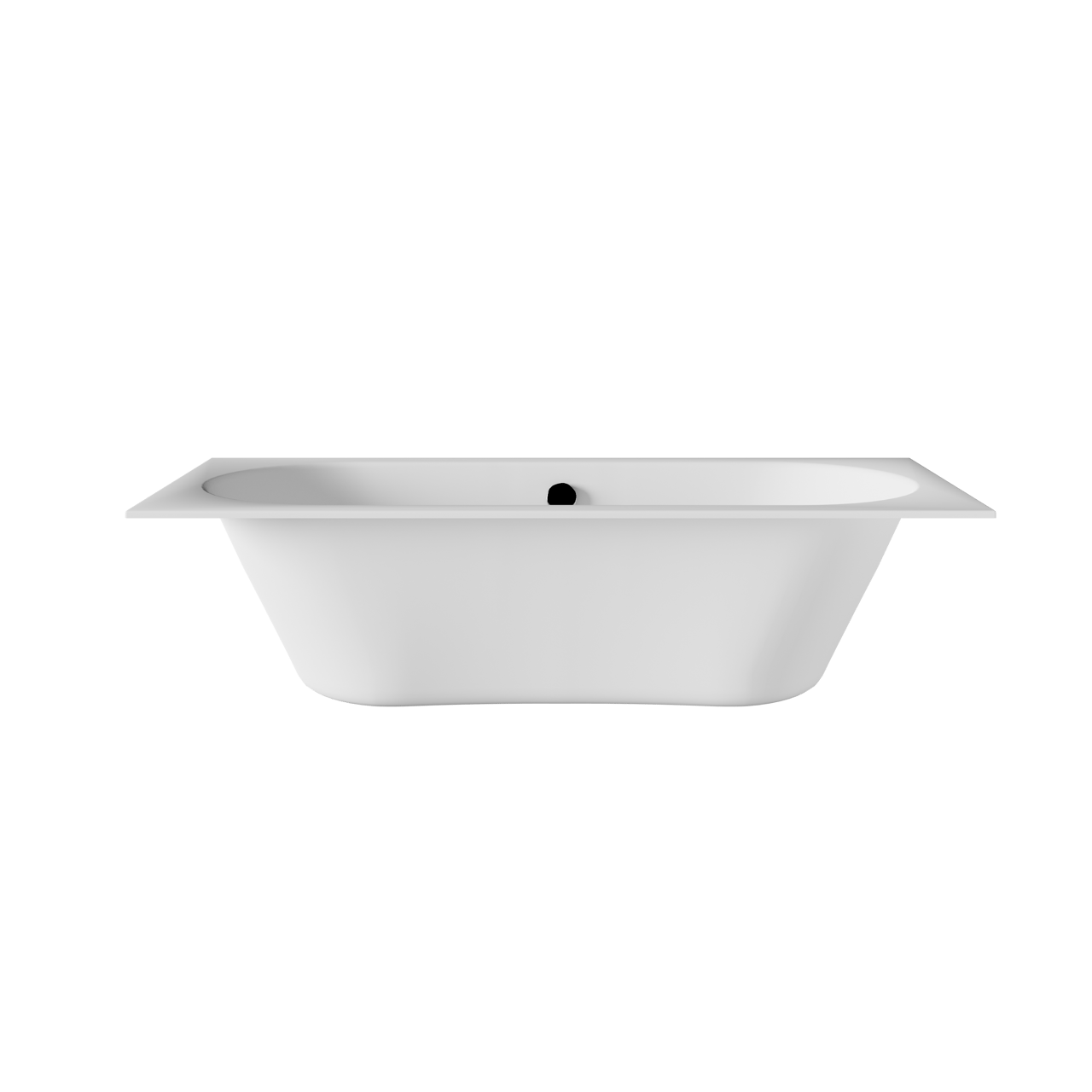 Luca Varess Snello 2 Personen Einbaubadewanne 170 x 75 cm Acryl weiß matt