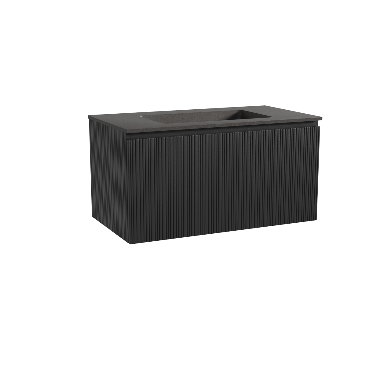 Storke Ribs badkamermeubel met Scuro Wastafel