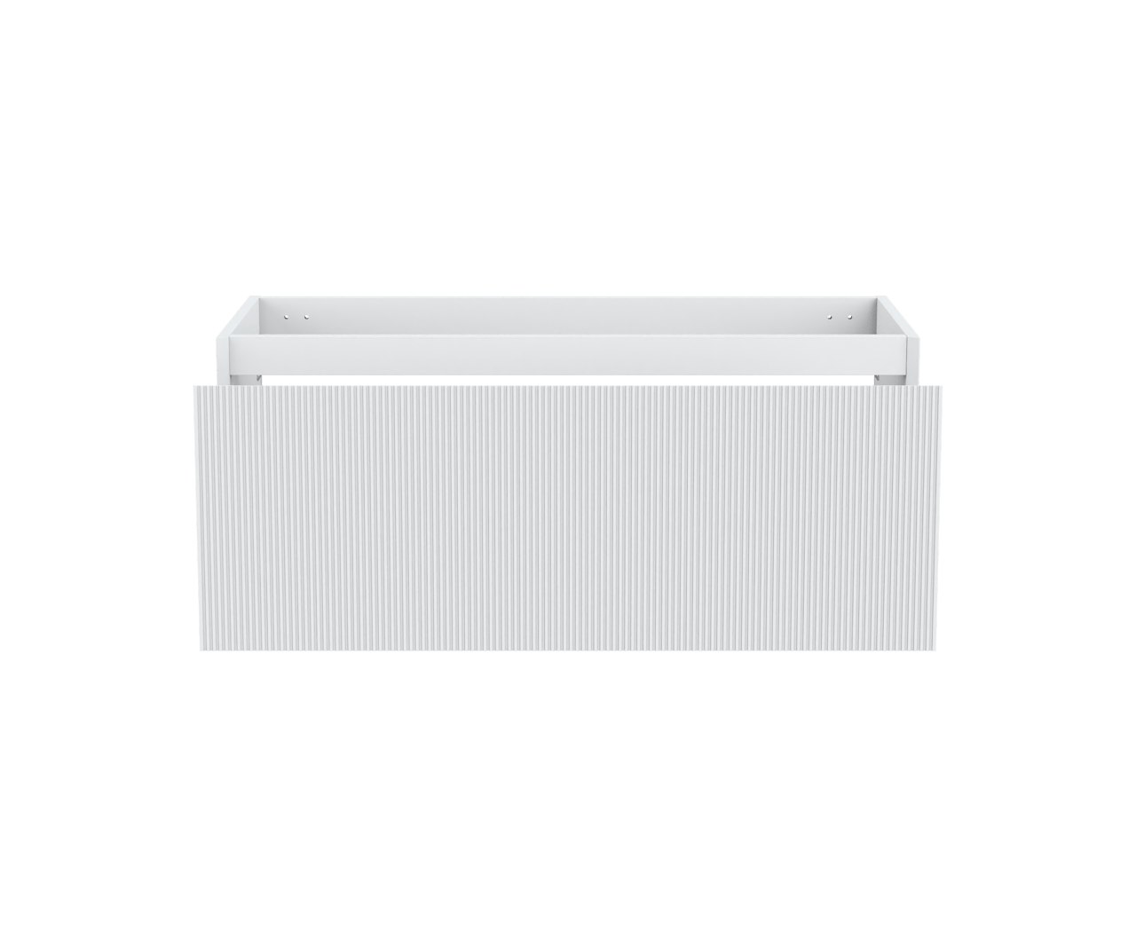 Balmani Fila meuble sous-lavabo suspendu 120 x 55 cm blanc mat 2 tiroirs