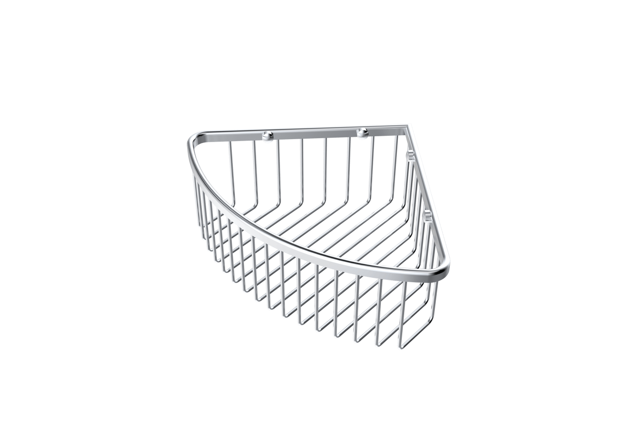 Blaufoss Jenna Eckseifenhalter, 20 cm, Chrom