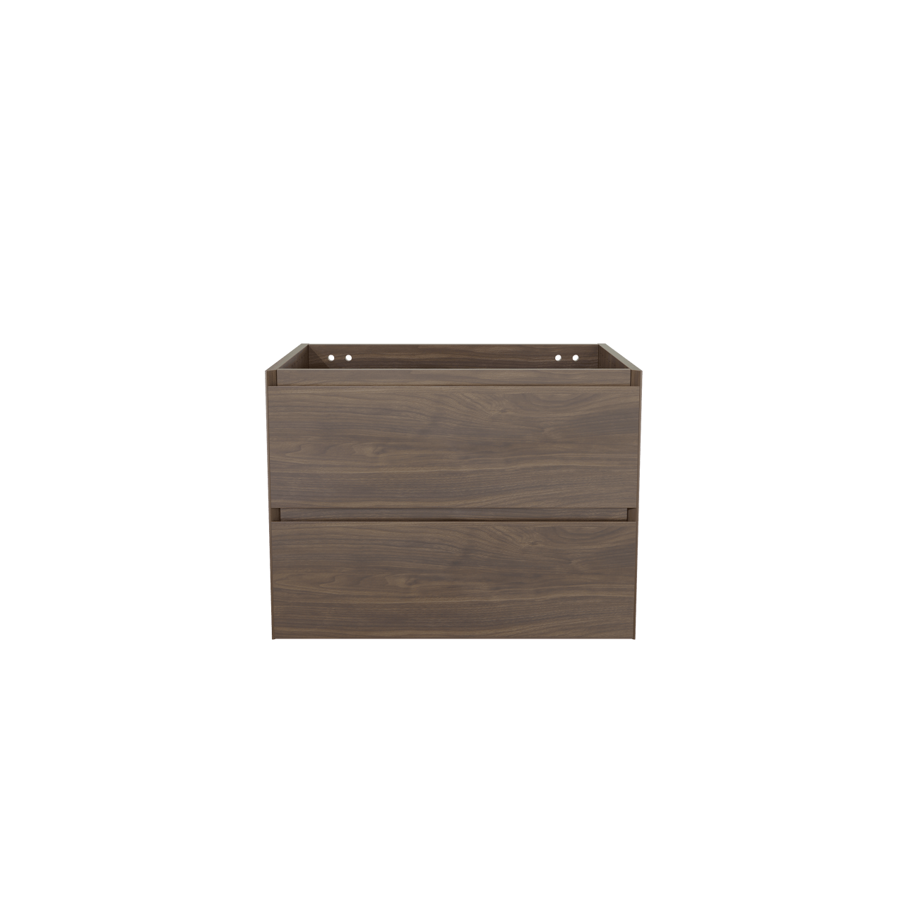 Balmani Mitra meuble sous-lavabo suspendu 67,5 x 55 cm noyer américain 2 tiroirs