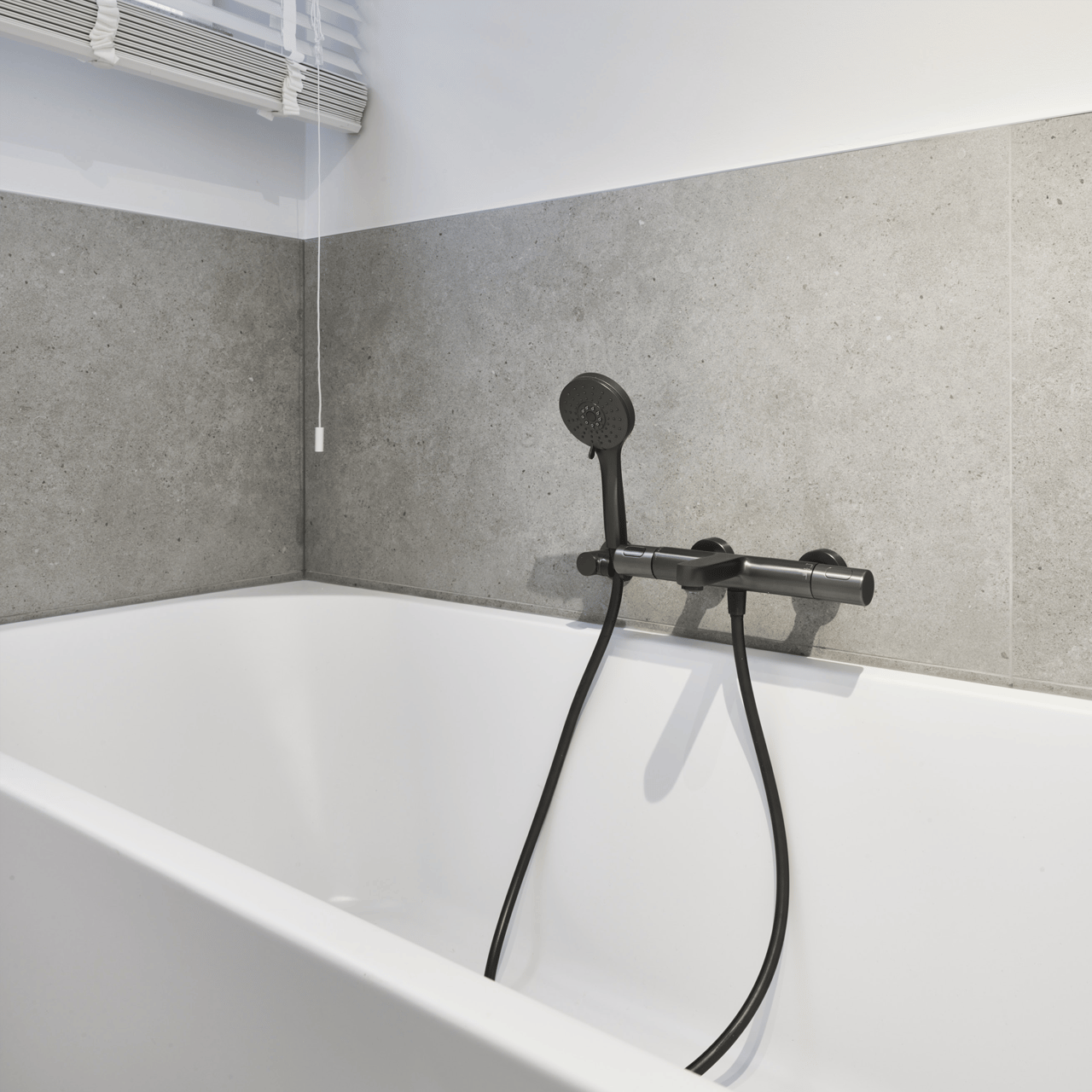 Blaufoss Apollo badkraan thermostatisch Brushed GunMetal