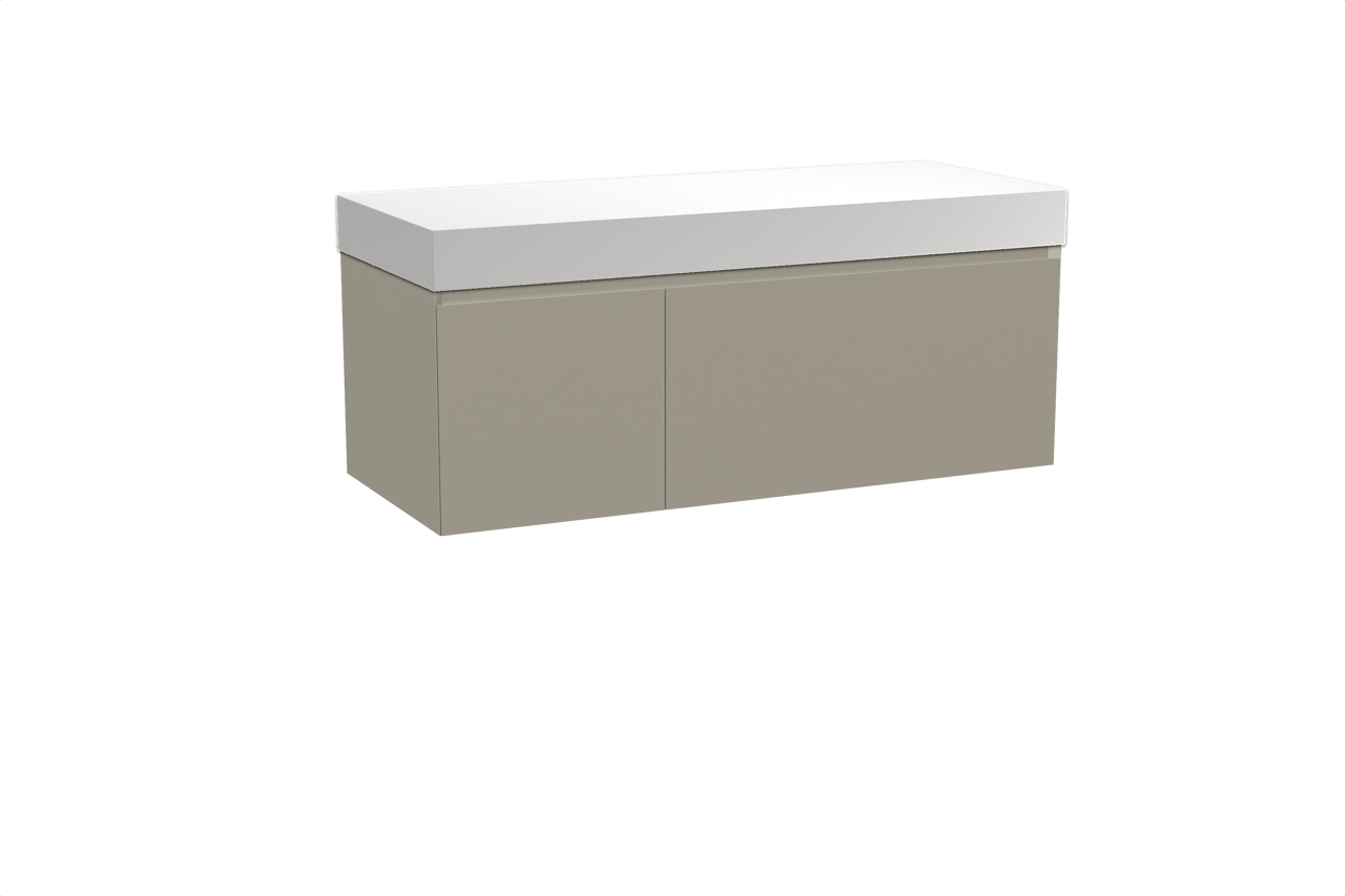 Balmani Idra badkamermeubel met Dominus wastafelblad voor waskom(men)