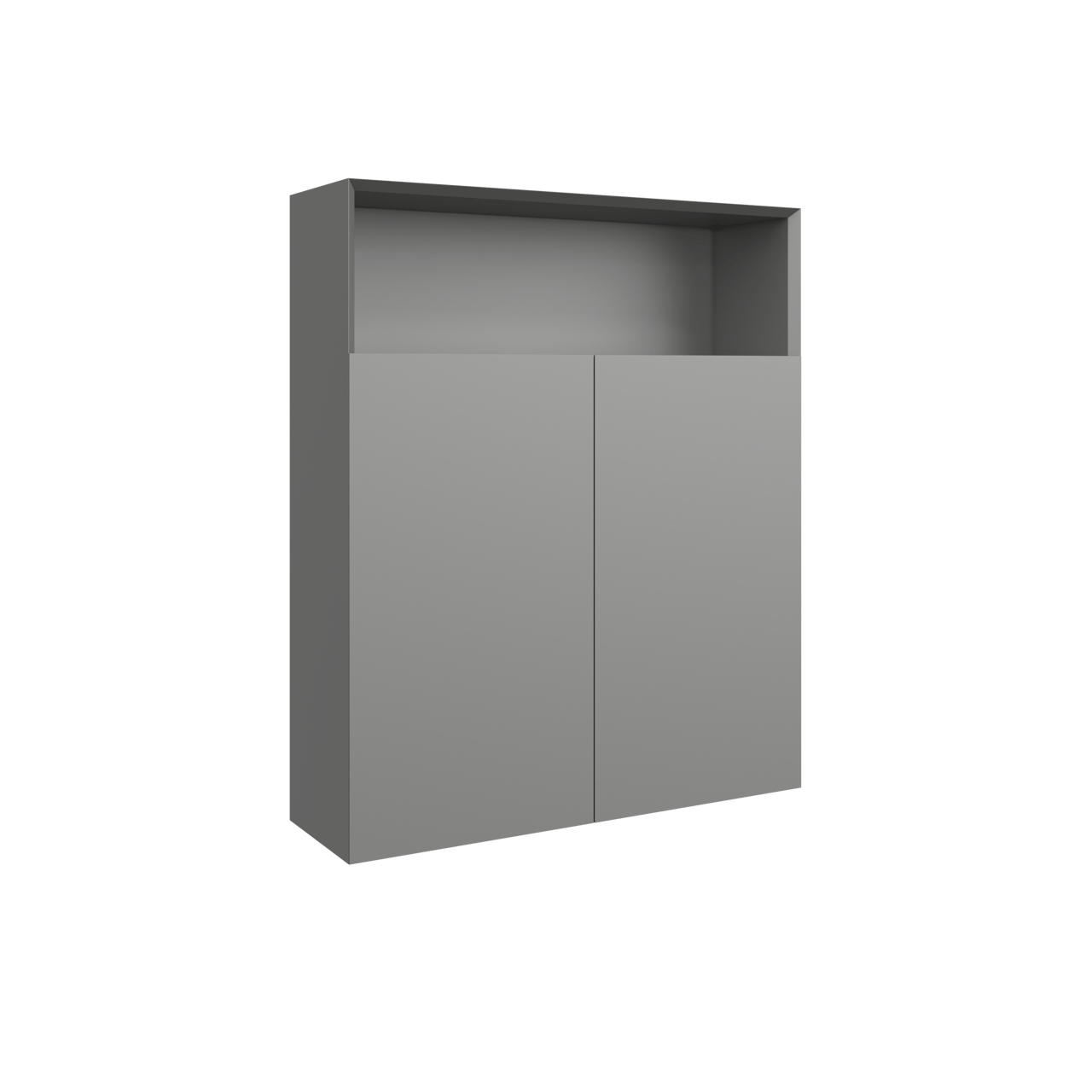 Balmani Idra zwevende badkamerkast steengrijs 100 x 30 x 120 cm