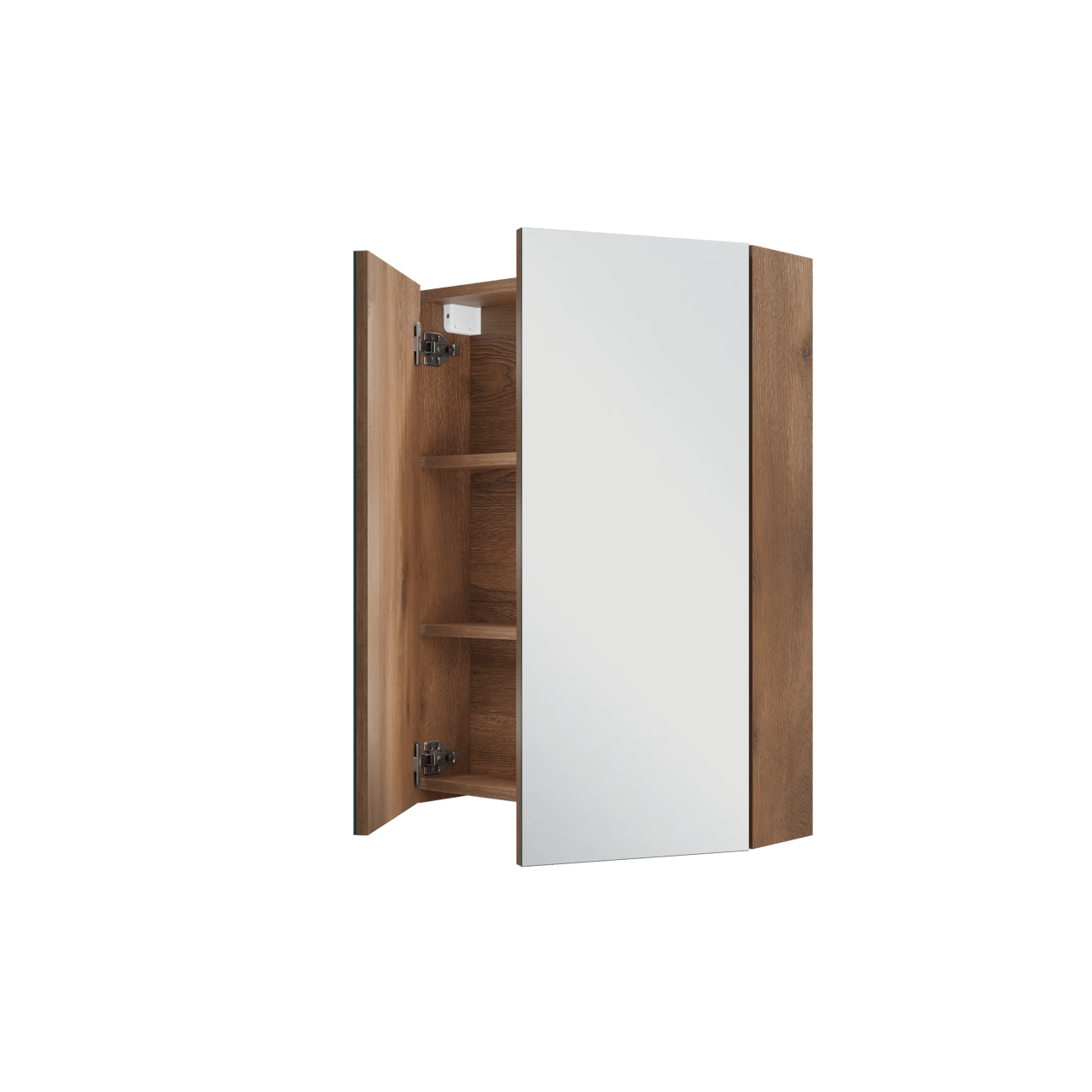 Linie Montro spiegelkast 60 x 75 cm bruine eik