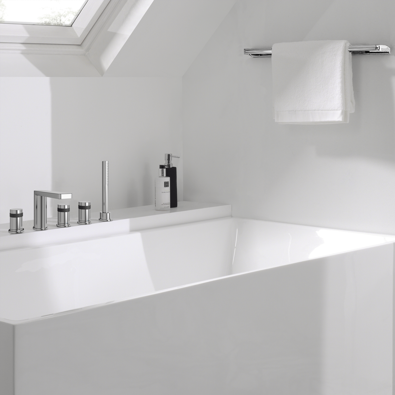 Blaufoss Sonic 5-gats badrandkraan chroom